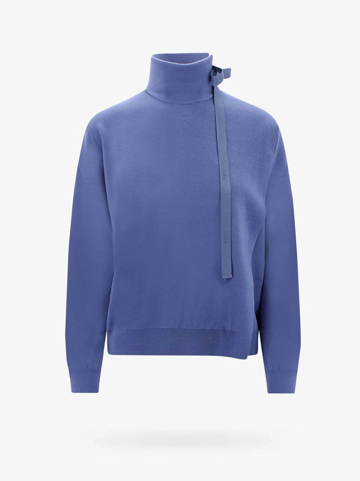 Fendi o1y0925 Turtleneck Sweater in Pastel Blue Size M / US 6-8 / IT 42-44 - 1 Thumbnail