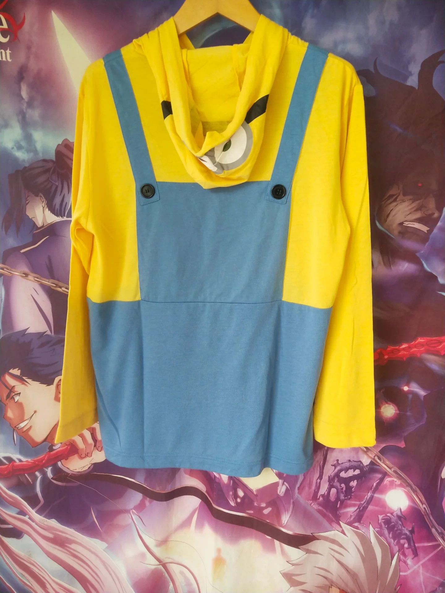 Cartoon Network Despicable Me Minions Costume Cartoon Animation Hooded Shirt Size US M / EU 48-50 / 2 - 4 Thumbnail