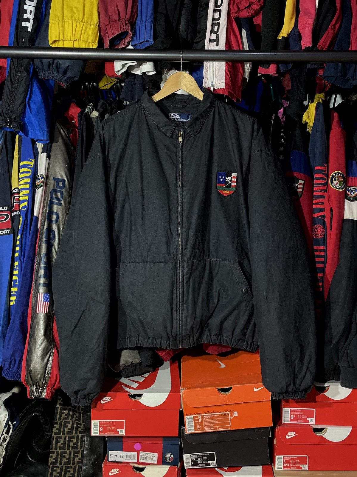 Japanese Brand × Polo Ralph Lauren × Vintage Puffer Jacket Polo Suicide Ski Patch OG Vintage Size US XL / EU 56 / 4 - 1 Thumbnail