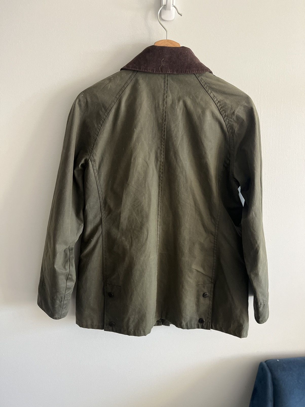 Barbour Barbour Waxed Olive Green Jacket Size M / US 6-8 / IT 42-44 - 4 Thumbnail
