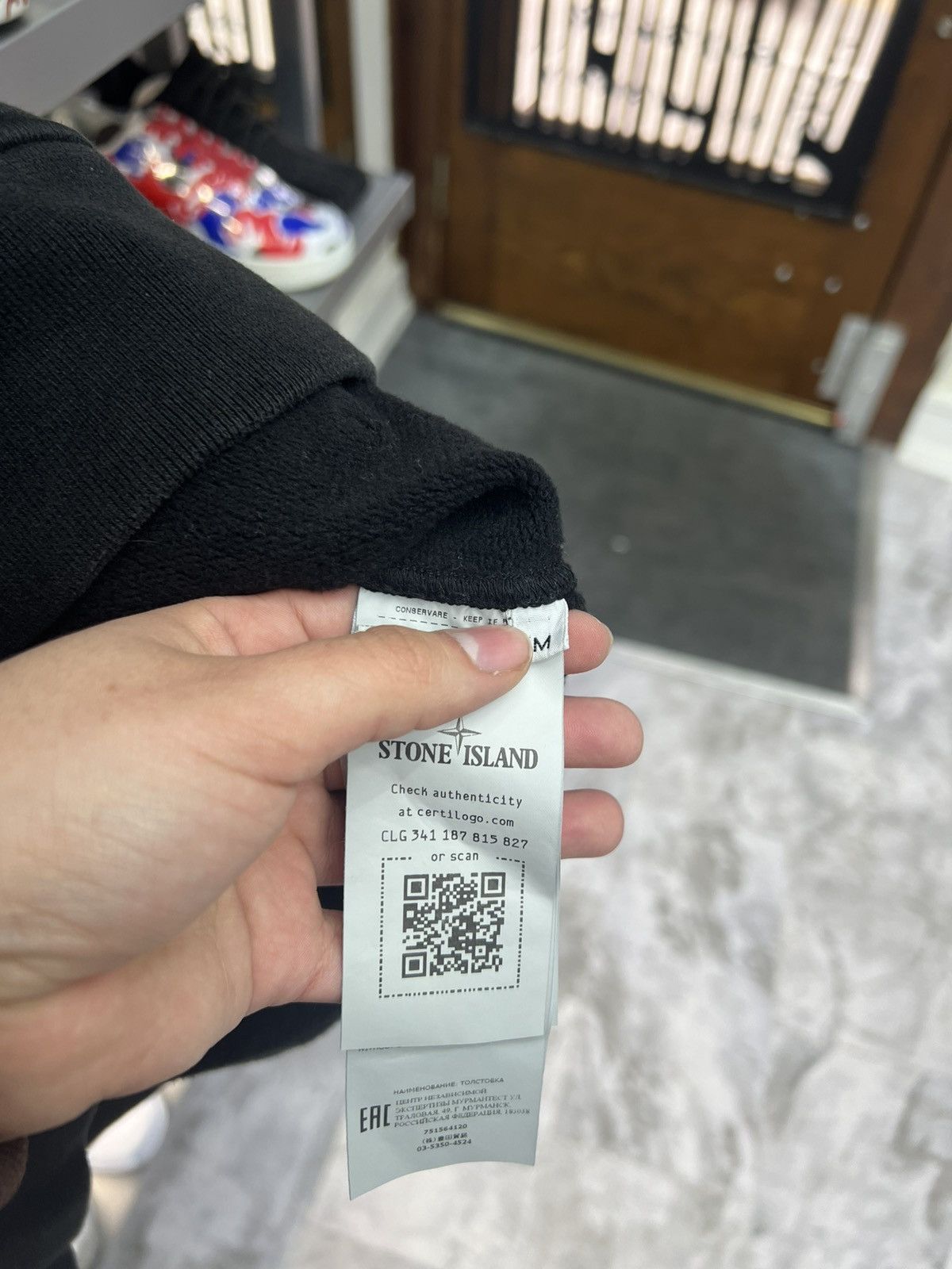 Stone Island Stone Island Black Patch Hoodie Size US M / EU 48-50 / 2 - 7 Thumbnail