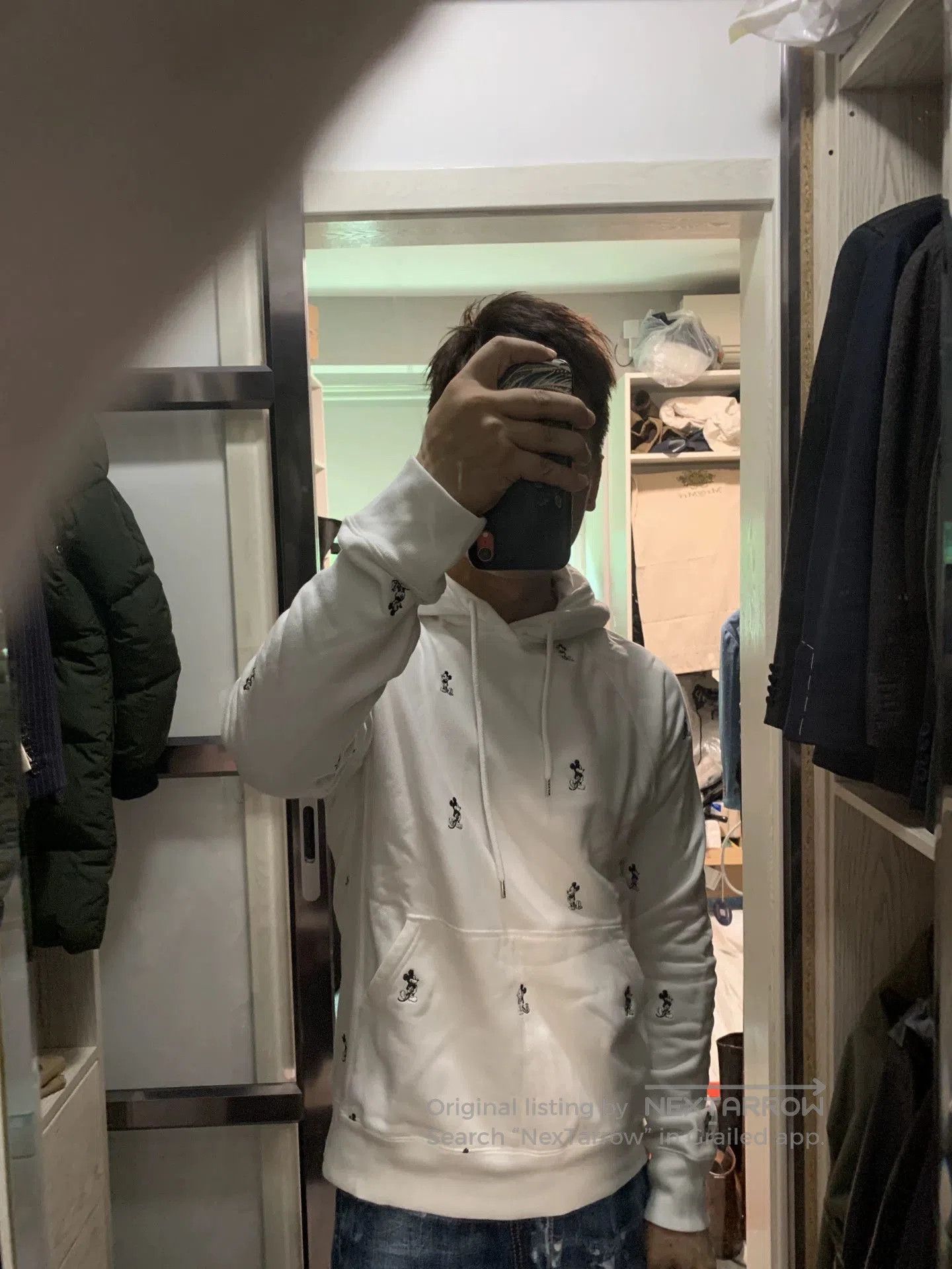 Takahiromiyashita The Soloist. soloist mickey embroidered hoodie size 46. Size US L / EU 52-54 / 3 - 8 Thumbnail