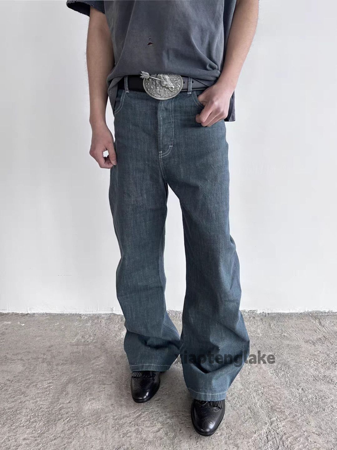Jean ltx vintage denim yuppie wide Leg bootcut jeans Size US 36 / EU 52 - 8 Thumbnail