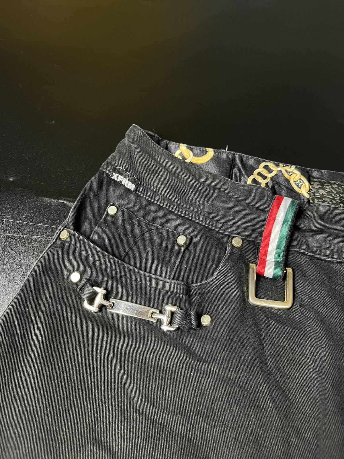 If Six Was Nine × Japanese Brand × Le Grande Bleu (L.G.B.) Japanese XFRM chains Jeans Size US 32 / EU 48 - 6 Thumbnail