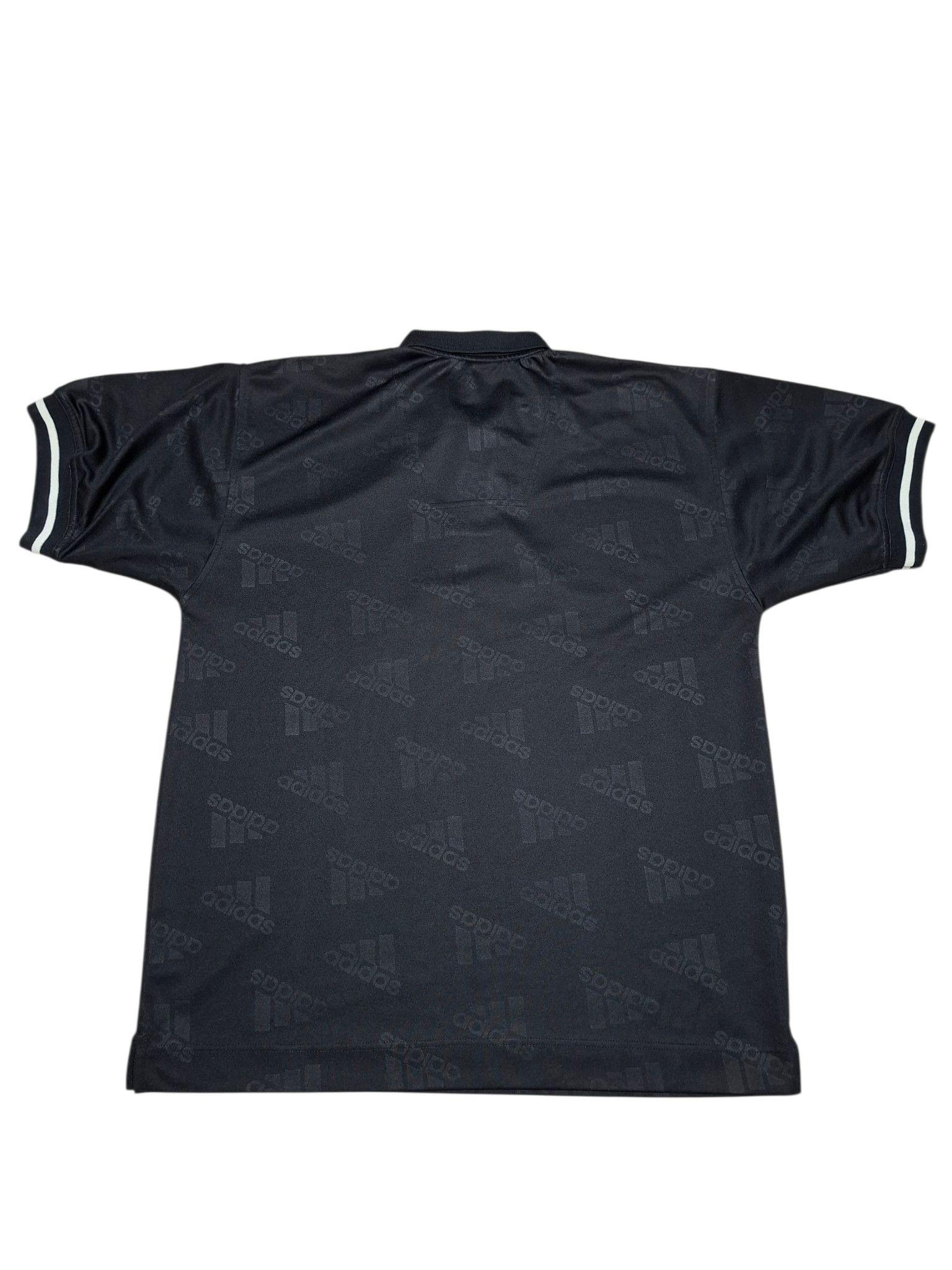 Adidas ADIDAS VINTAGE 90S BIG LOGO MONOGRAM POLO SHIRT Size US L / EU 52-54 / 3 - 3 Thumbnail