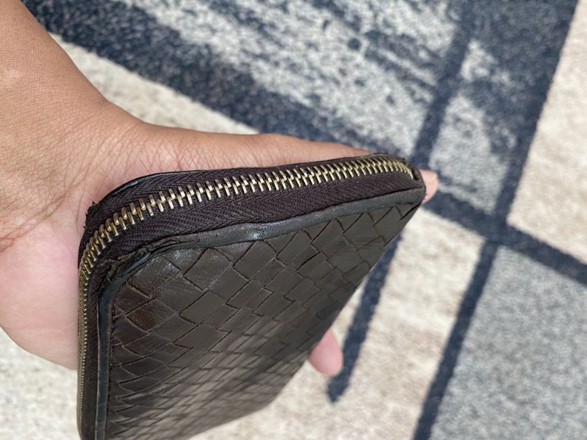 Bottega Veneta Bottega Veneta Long Purse Wallet Purse Leather Dark Brown Size ONE SIZE - 7 Thumbnail