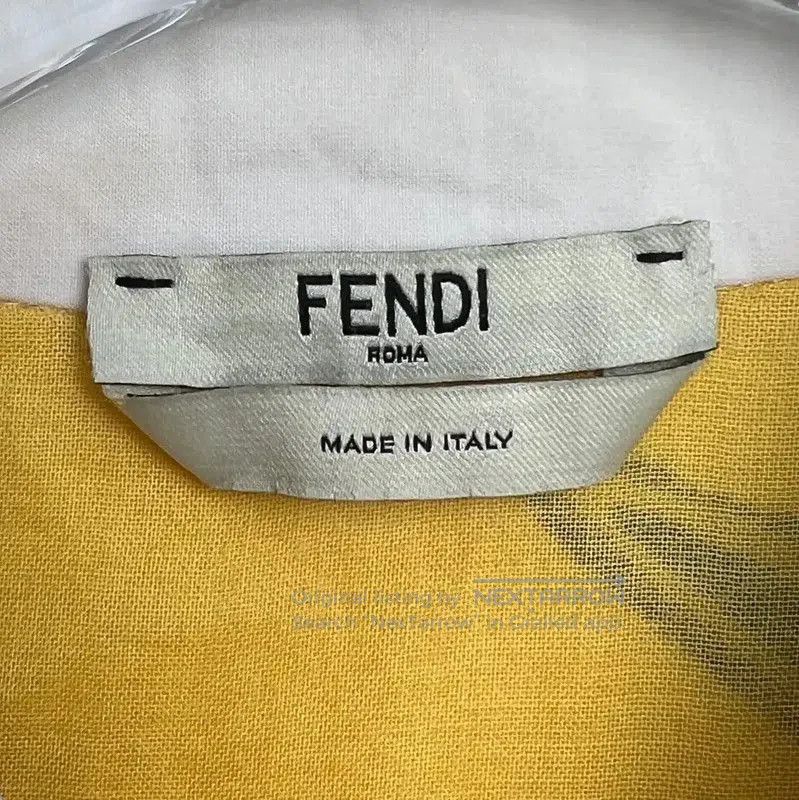 Fendi Fendi Yellow Cotton Blended Dress for Women . Size M / US 6-8 / IT 42-44 - 5 Thumbnail