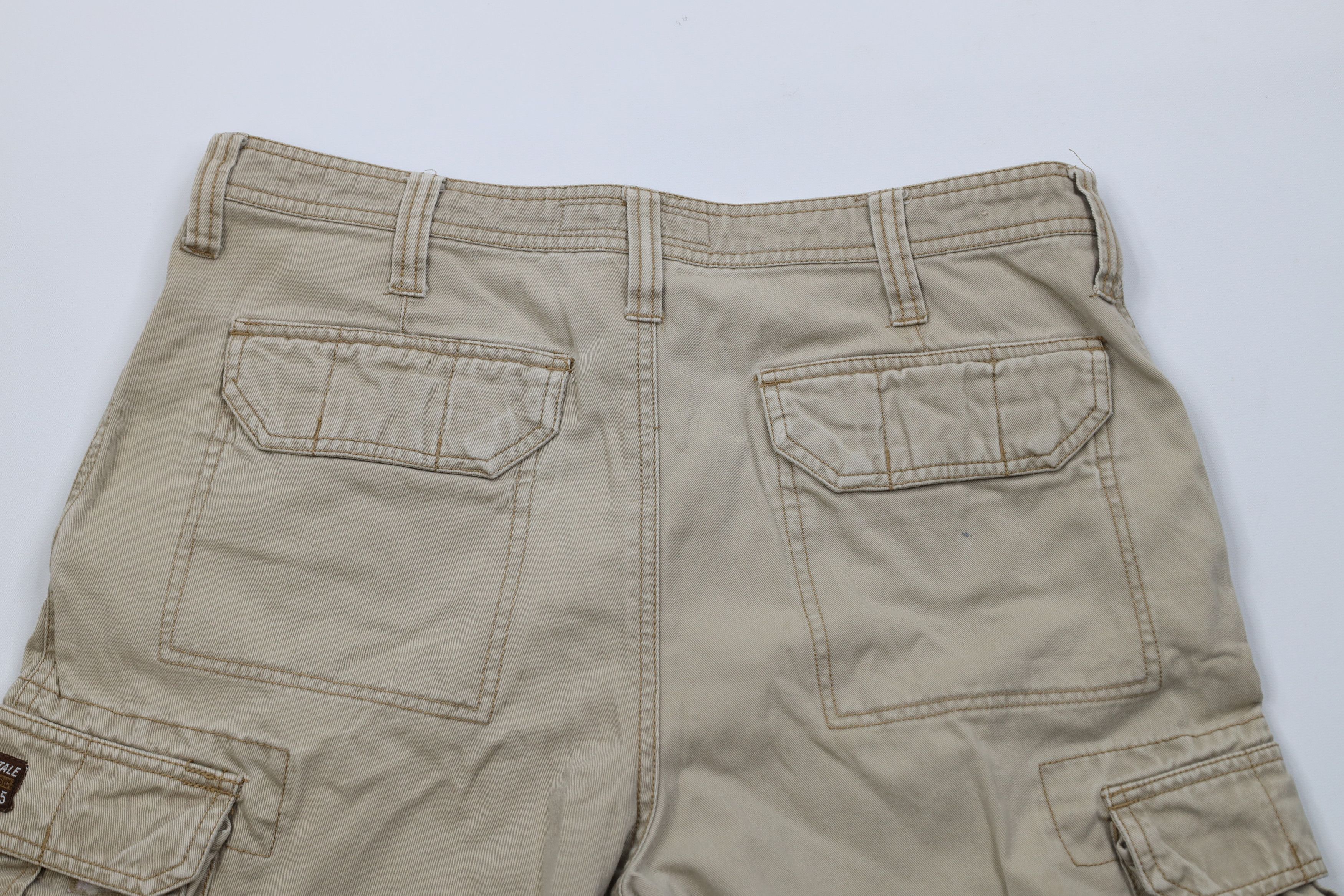 Aeropostale Vintage Aeropostale Heavyweight Cargo Shorts Beige Cotton Size US 33 - 9 Thumbnail