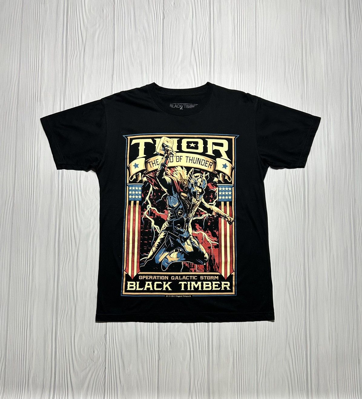 Marvel Comics Thor The God Of Thunder Balck Timber 2013 T-Shirt Size US L / EU 52-54 / 3 - 1 Thumbnail