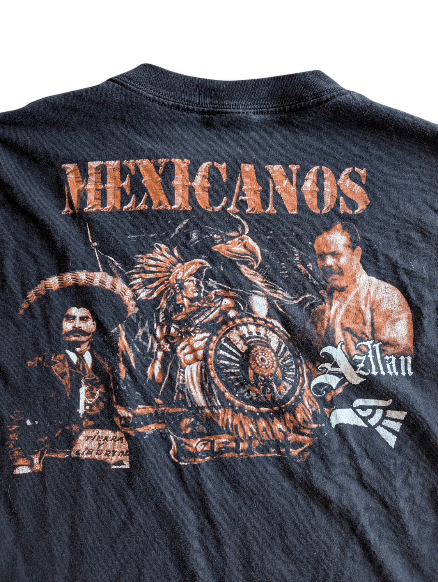 Band Tees Vintage Yazbek Mexicanos Political Fk Tha White Tee Size US M / EU 48-50 / 2 - 6 Thumbnail
