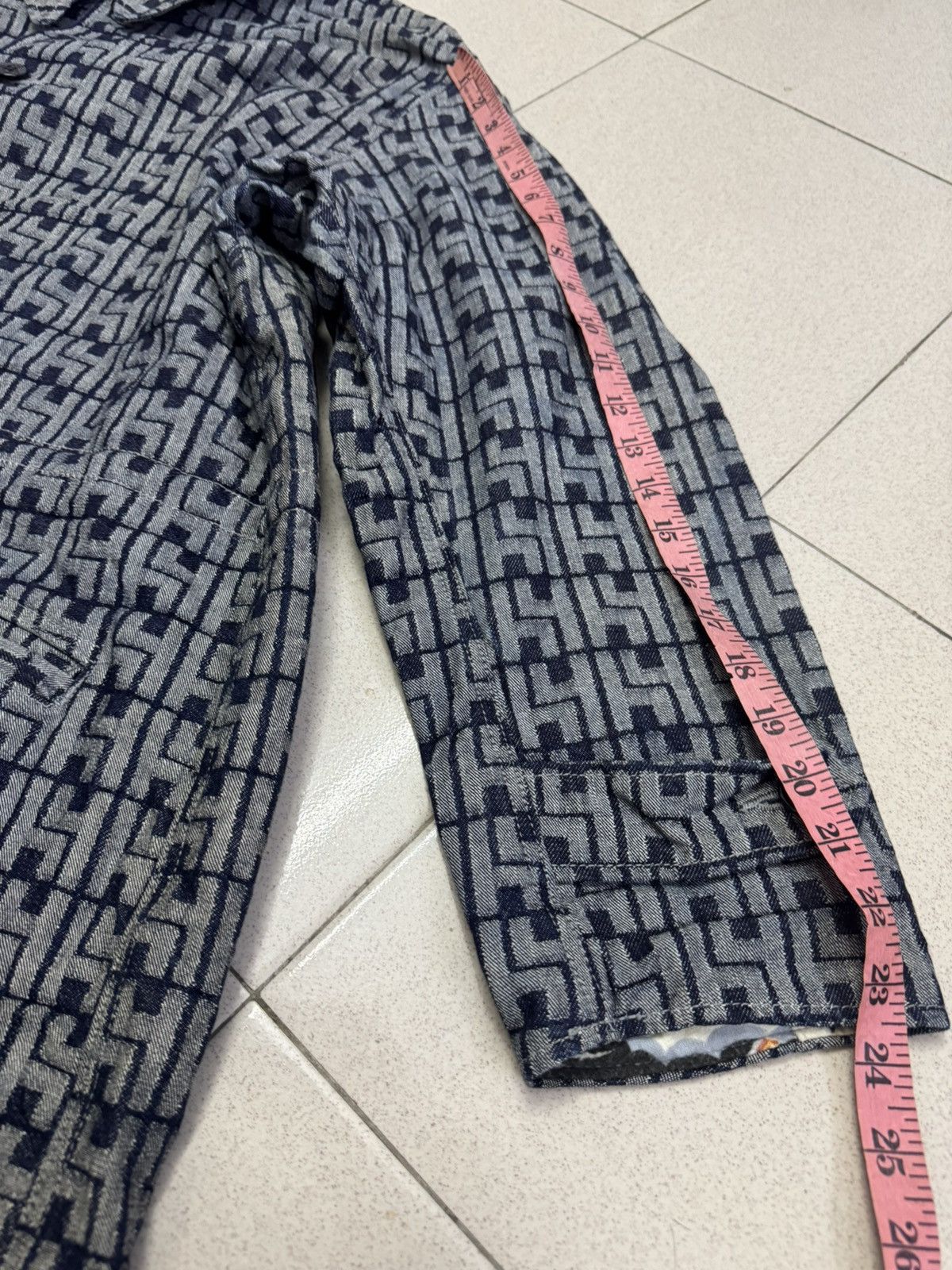 Evisu EVISU BY HIDEHIKO YAMANE MONOGRAM LONG COAT JACKET Size US L / EU 52-54 / 3 - 10 Thumbnail