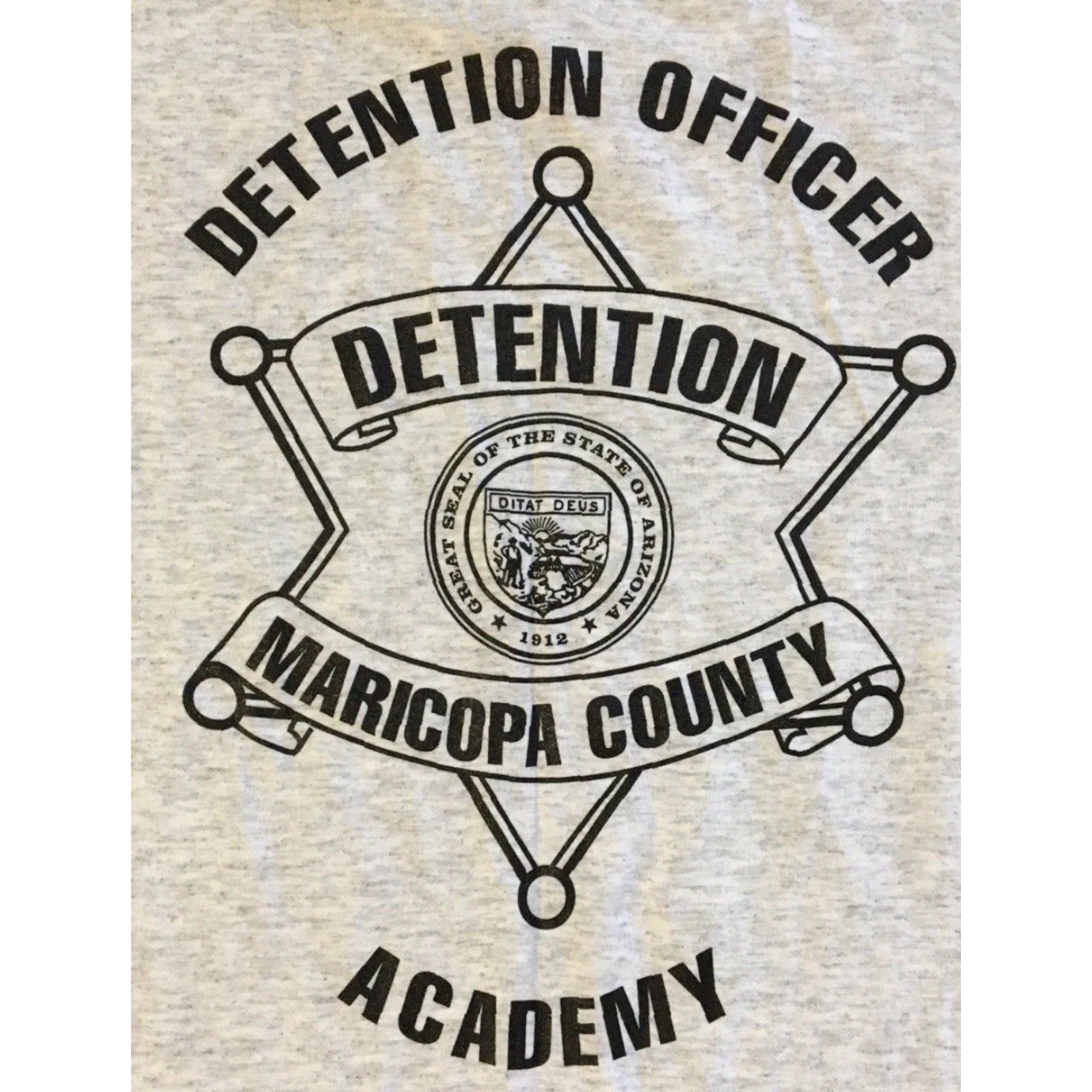 Vintage VINTAGE 90s Maricopa County Detention Officer Academy Shirt M Arizona Police College Shirt Graphic Tee Mens Gray Size US M / EU 48-50 / 2 - 3 Thumbnail