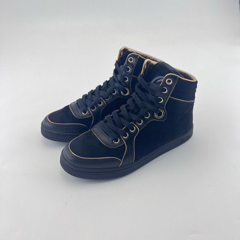 Gucci Gucci High-Top Lace-Up Sneakers for Men and Women Size US 5 / EU 37 - 1 Thumbnail