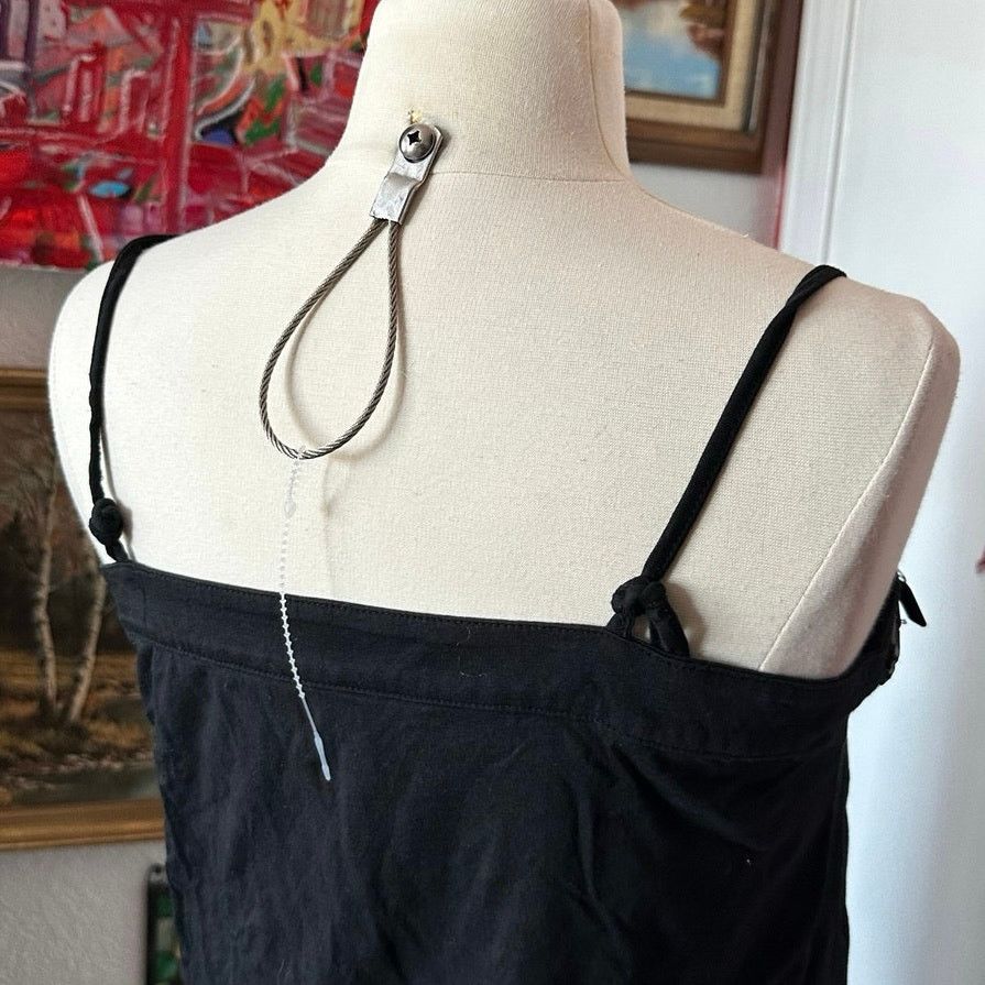 Old Navy old navy black beaded tank top Size L / US 10 / IT 46 - 3 Thumbnail