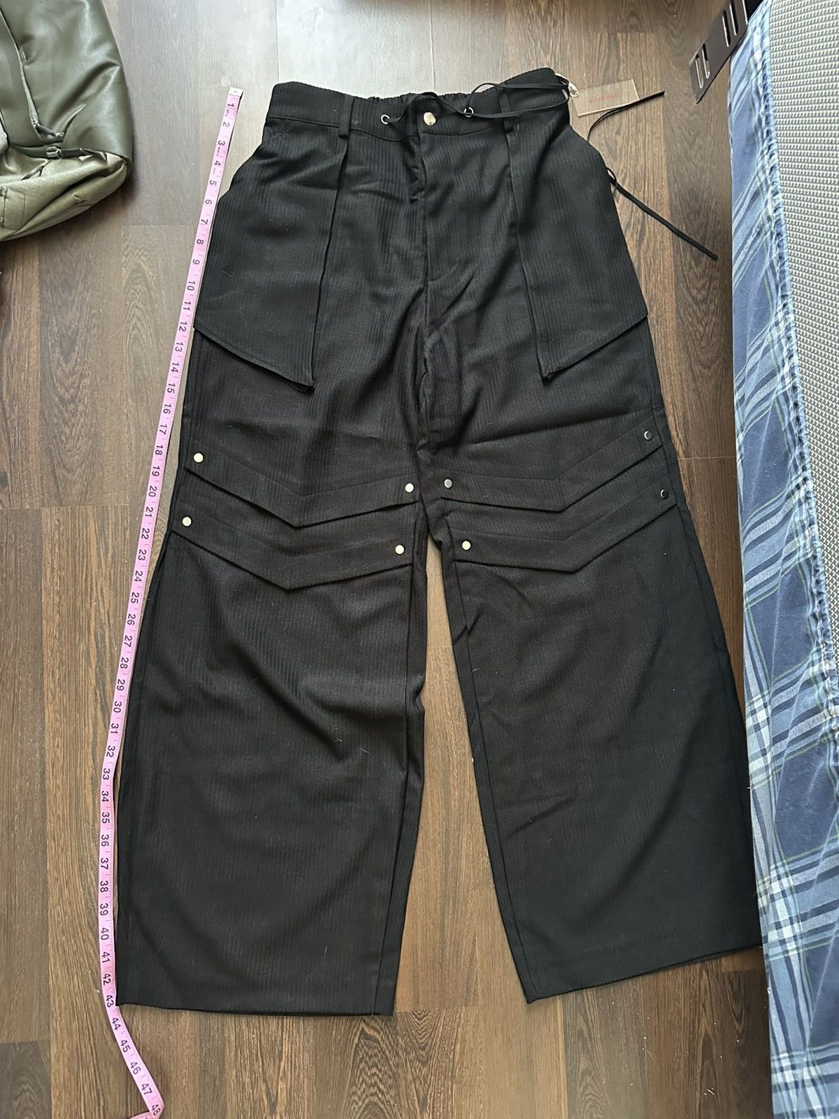 CMMAWEAR Cmmawear Chevalier Knee Trousers (Black) Size US 30 / EU 46 - 1 Thumbnail