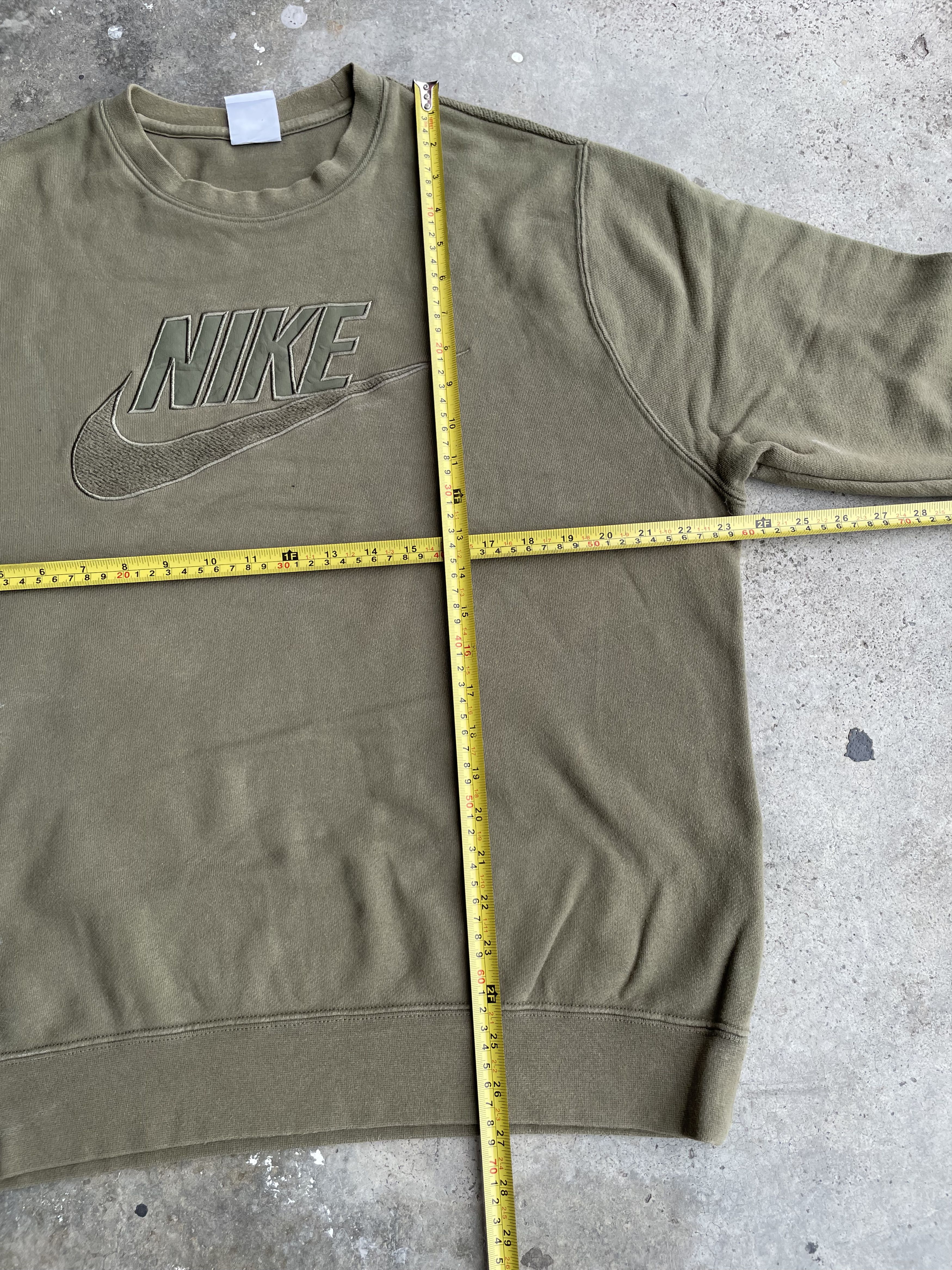 Nike Vintage Y2K Nike Terry Embroidered Logo Sweatshirt Size US L / EU 52-54 / 3 - 6 Thumbnail