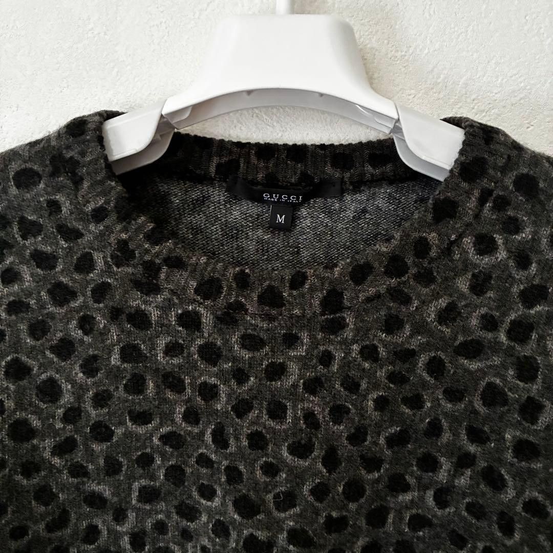 Gucci Gucci Leopard Knit Sweater Cashmere Blend Size US M / EU 48-50 / 2 - 3 Thumbnail
