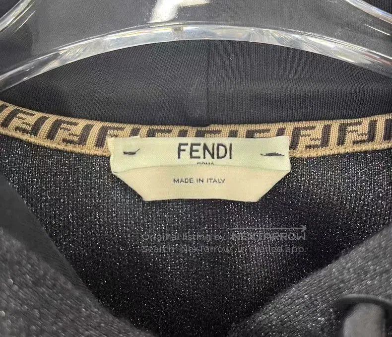Fendi Fendi Black Logo Hoodie Sweatshirt S. Size US S / EU 44-46 / 1 - 3 Thumbnail