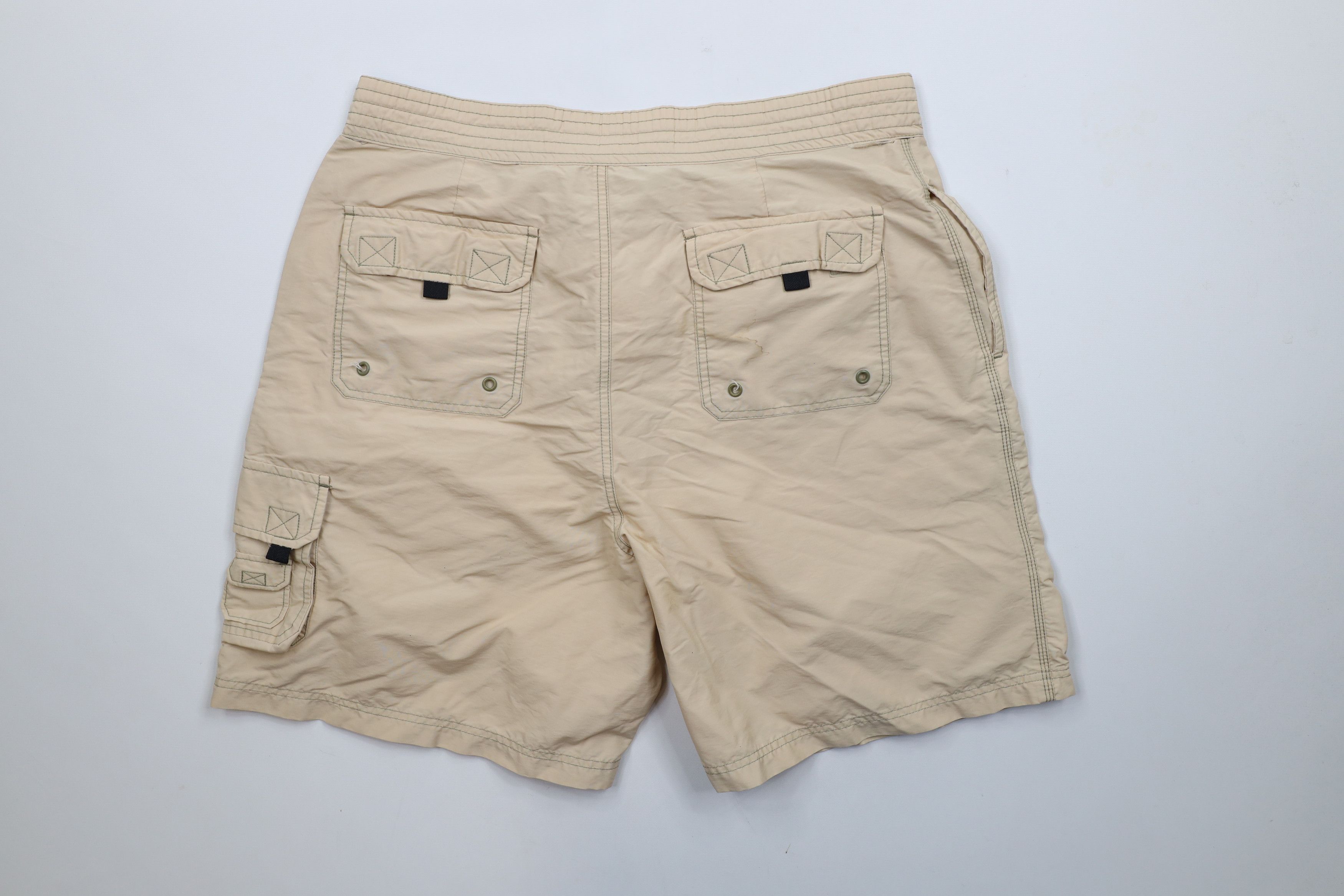 Tommy Hilfiger × Vintage Vintage 90s Tommy Hilfiger Spell Cargo Shorts Swim Trunks Size US 36 / EU 52 - 8 Thumbnail