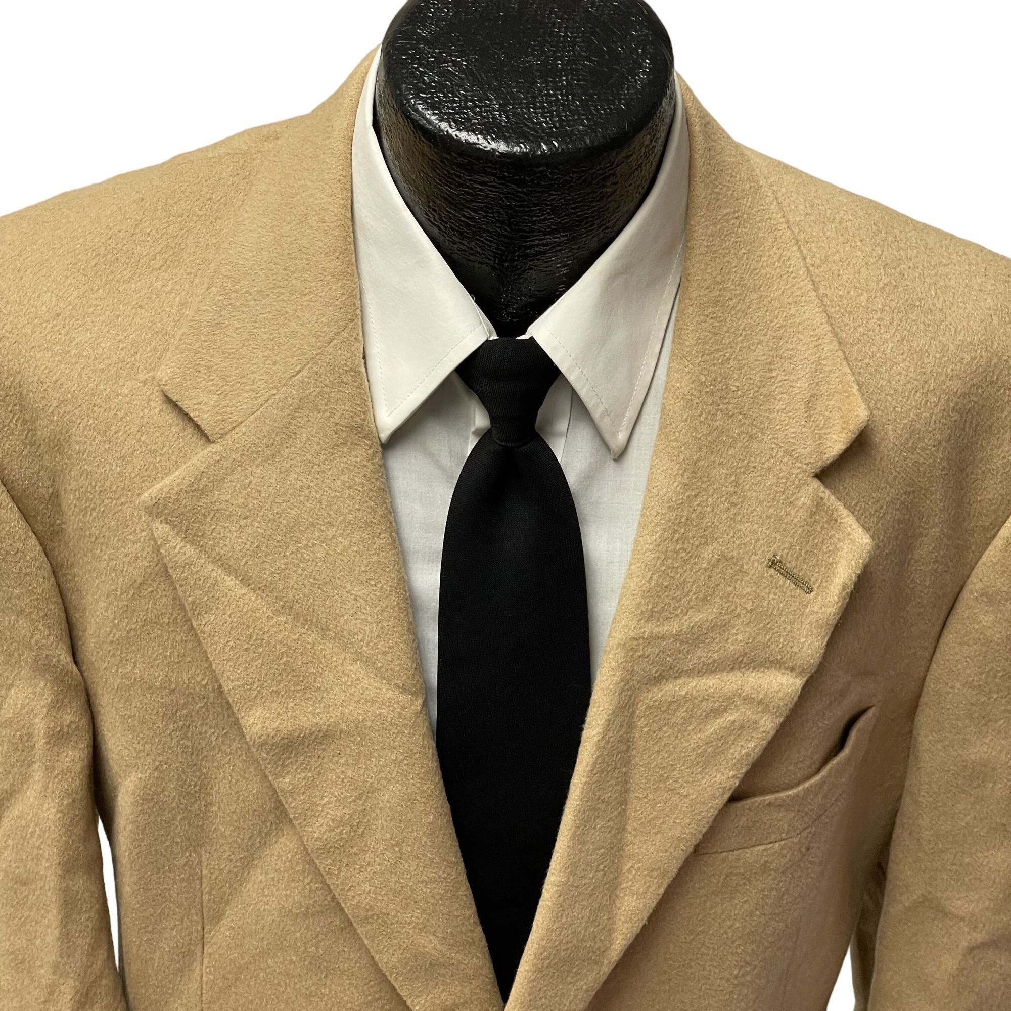 Other Vtg BESPOKE 100% CAMEL HAIR Sport Coat Tan Jacket Size 42R - 2 Thumbnail