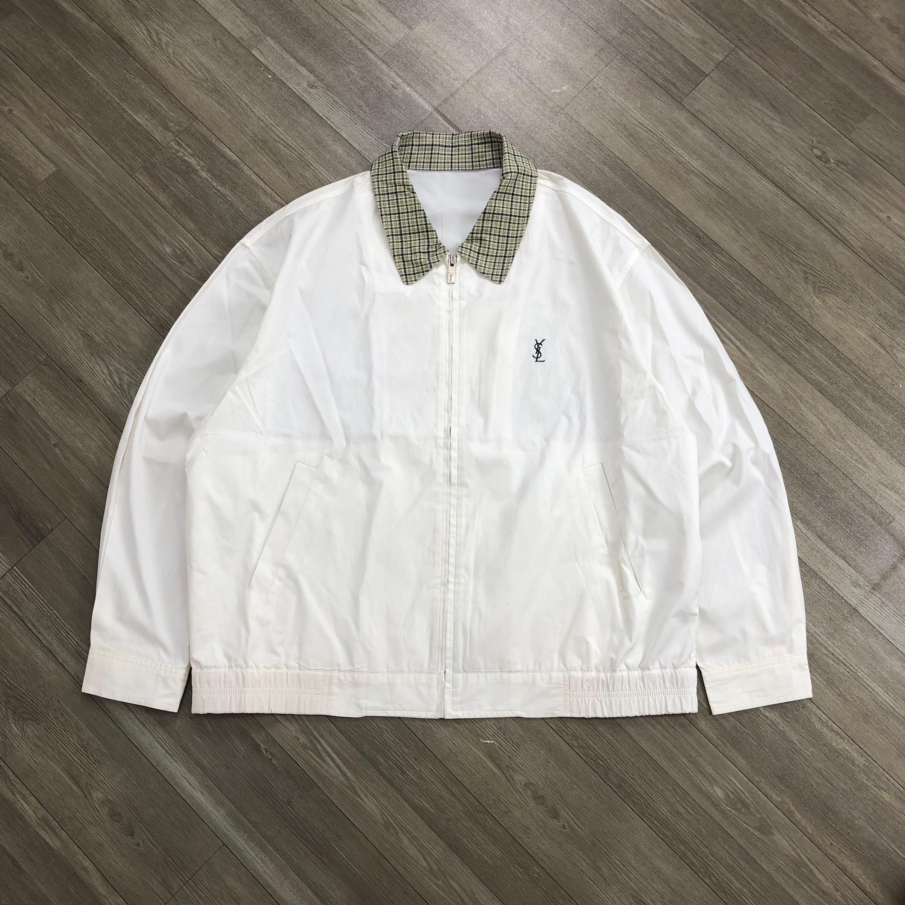 Yves Saint Laurent Vintage💥Yves Saint Laurent Pour Homme Work Jacket YSL Size US XL / EU 56 / 4 - 1 Thumbnail
