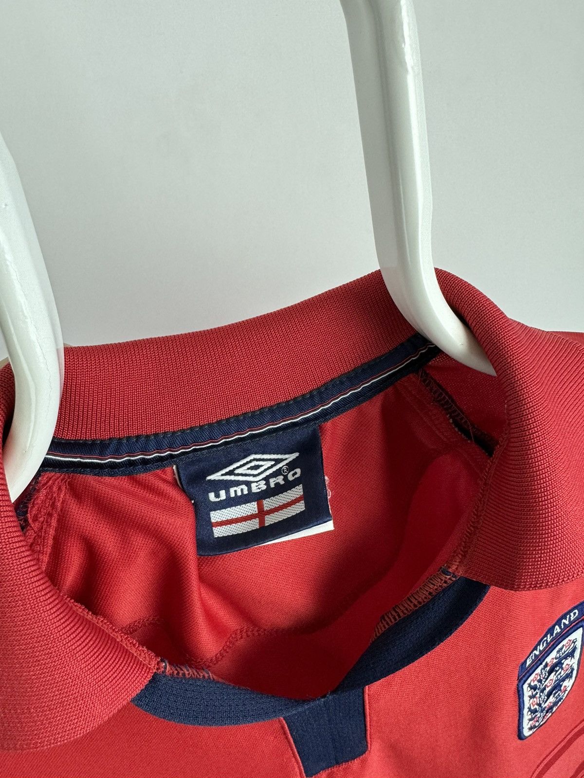 Umbro Vintage Umbro England Training Shirt Jersey Polo Size US M / EU 48-50 / 2 - 3 Thumbnail