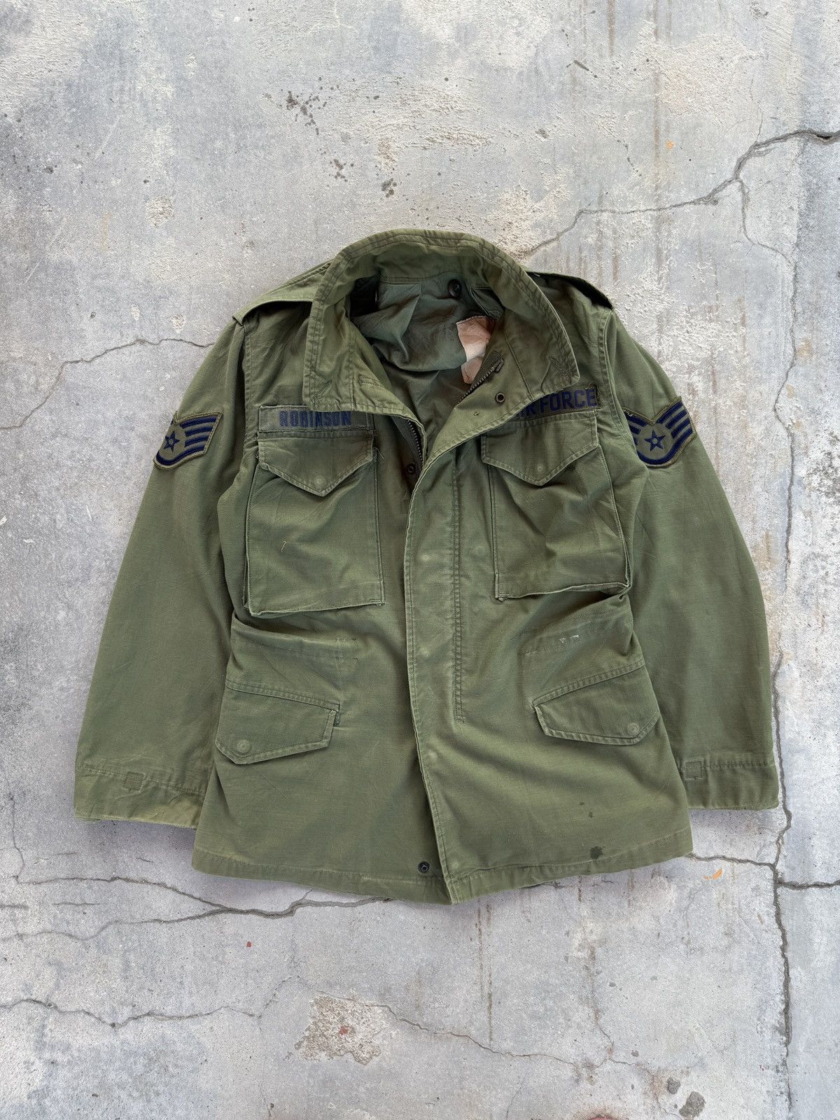 Vintage Vintage 1960s Vietnam War Era M65 Jacket Size US M / EU 48-50 / 2 - 1 Thumbnail