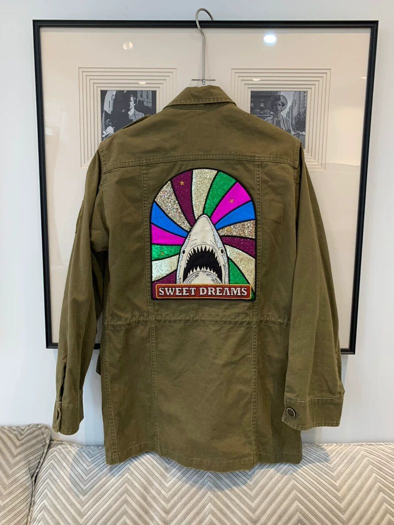 Saint Laurent Paris Saint Laurent Paris Saint Laurent Shark Jacket with Colorf Size US XS / EU 42 / 0 - 1 Thumbnail