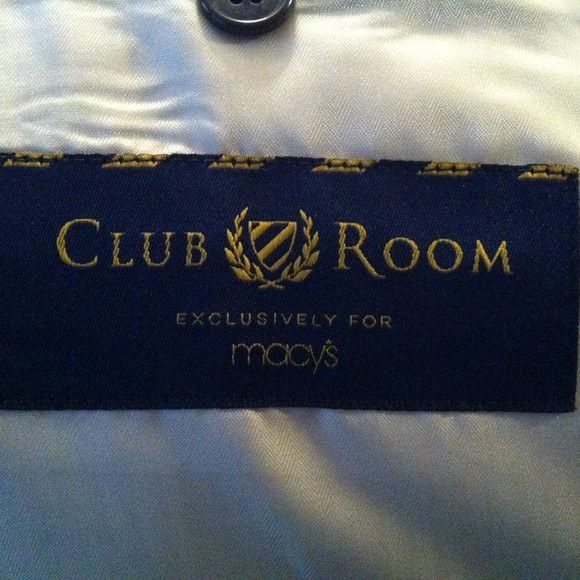 Club Room CLUB ROOM MEN'S NEW 100%COTTON SPORT JACKET BLAZER SIZE: 42R Size 42R - 10 Thumbnail