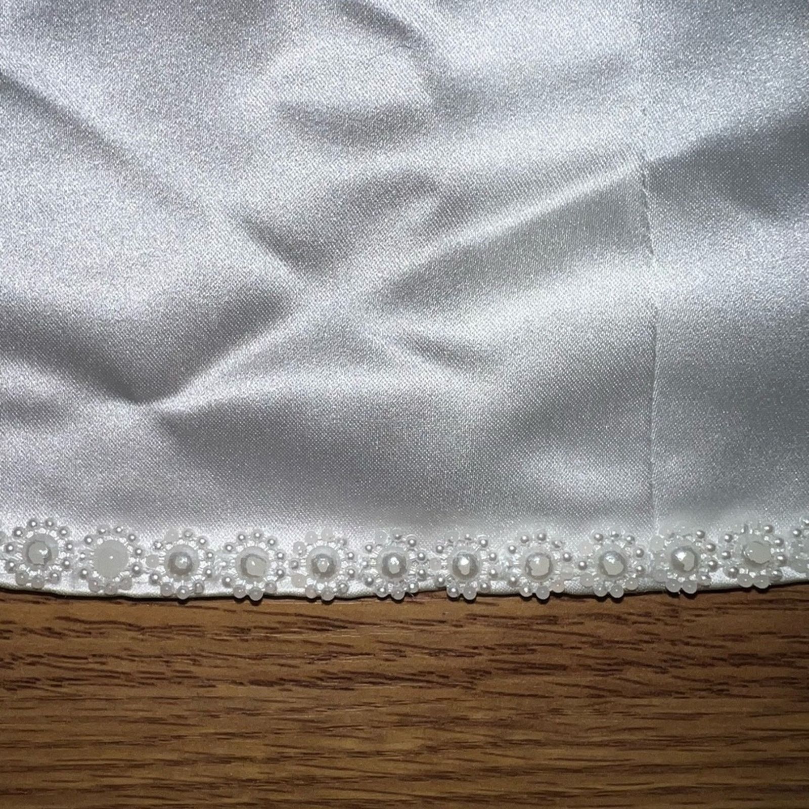 Vintage Beautiful Vintage 1980s/90s Wedding Gown! Size L / US 10 / IT 46 - 6 Thumbnail
