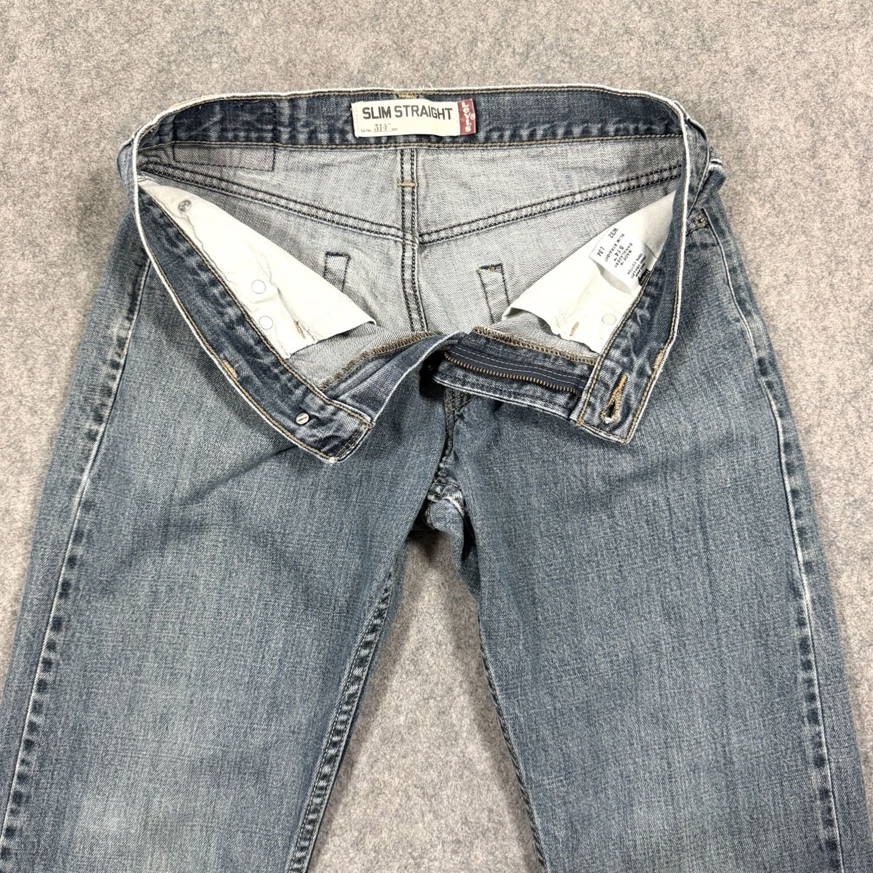 Levi's Levi's 514 Slim Straight Jeans Men's Blue Denim Size 32x33 Size US 32 / EU 48 - 5 Thumbnail