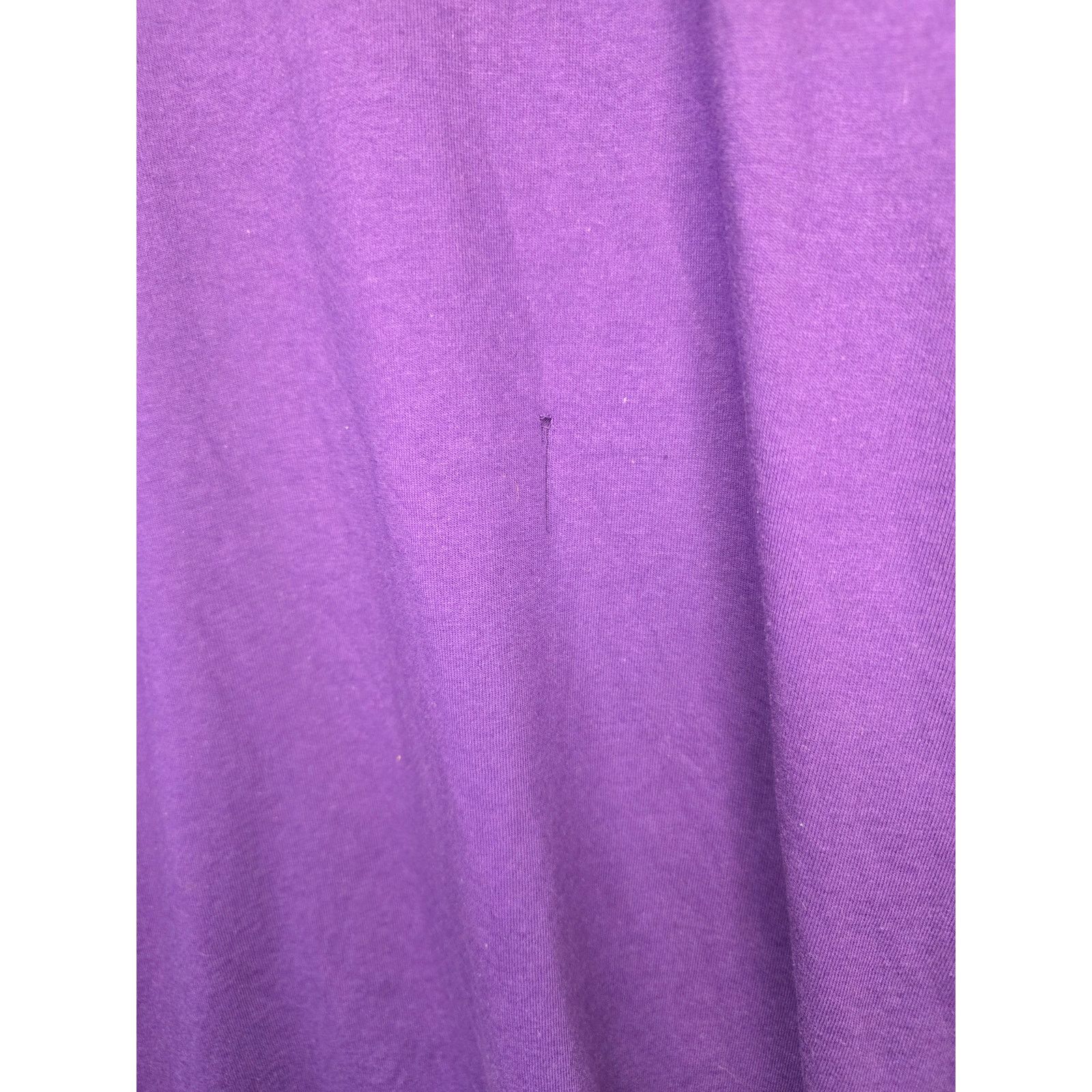 Jerzees × Vintage Vintage Purple Blank Shirt L USA Made Short Sleeve Tee 90s Size US L / EU 52-54 / 3 - 2 Thumbnail
