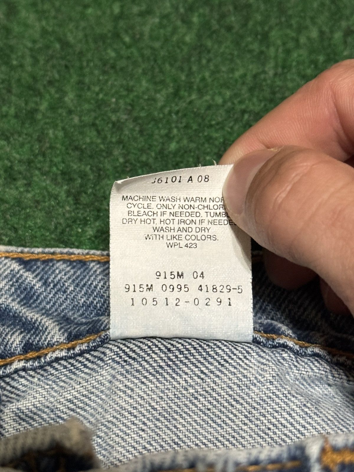 Levi's Vintage Clothing Levis 512 Womens 15 30x30 Light Wash Slim Tapered 90s Jeans Size 30" / US 8 / IT 44 - 5 Thumbnail