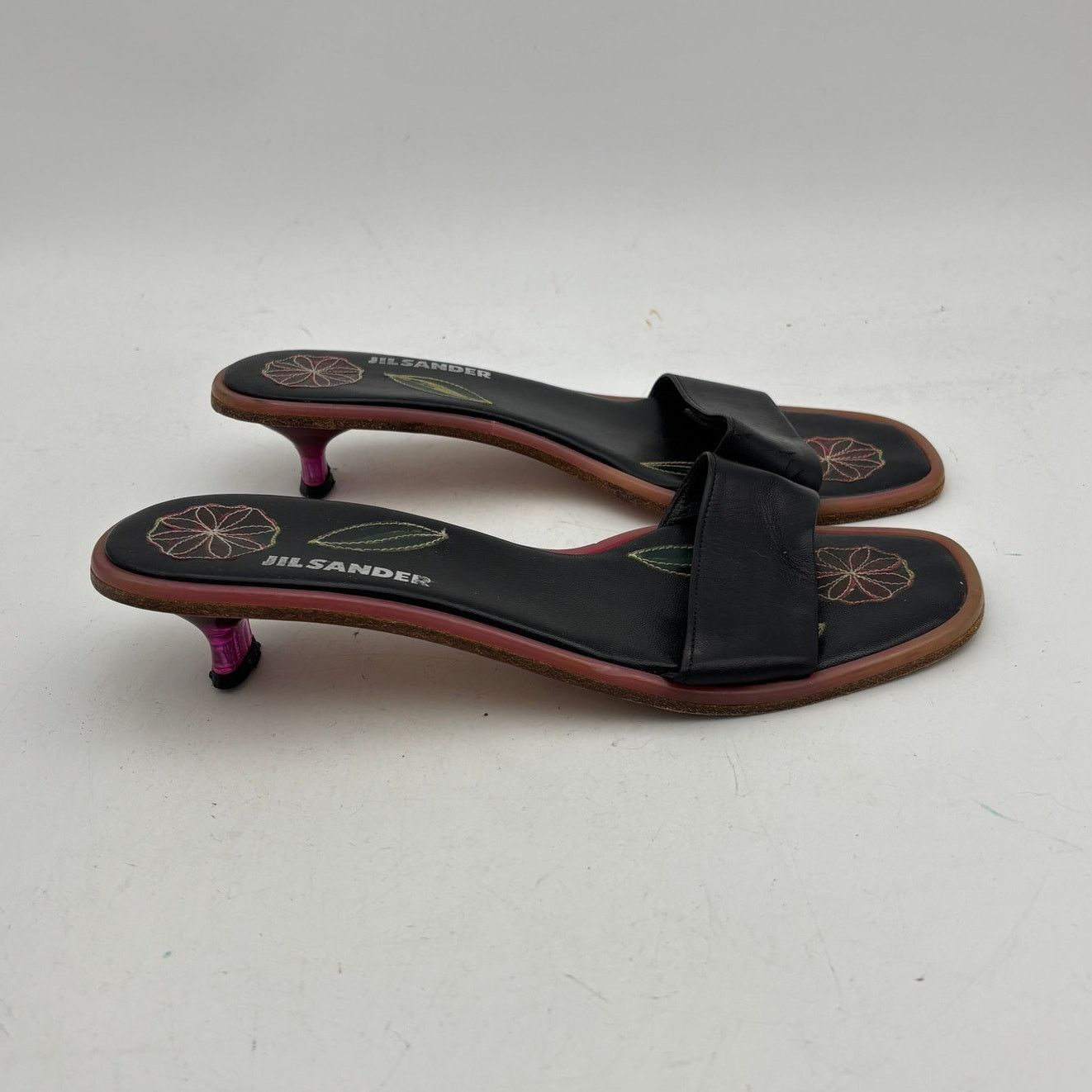 Jil Sander × Raf Simons VTGJil Sander Raf Simons Kitten Heel Sandals 38 US 8 Y2K Size US 8 / IT 38 - 3 Thumbnail