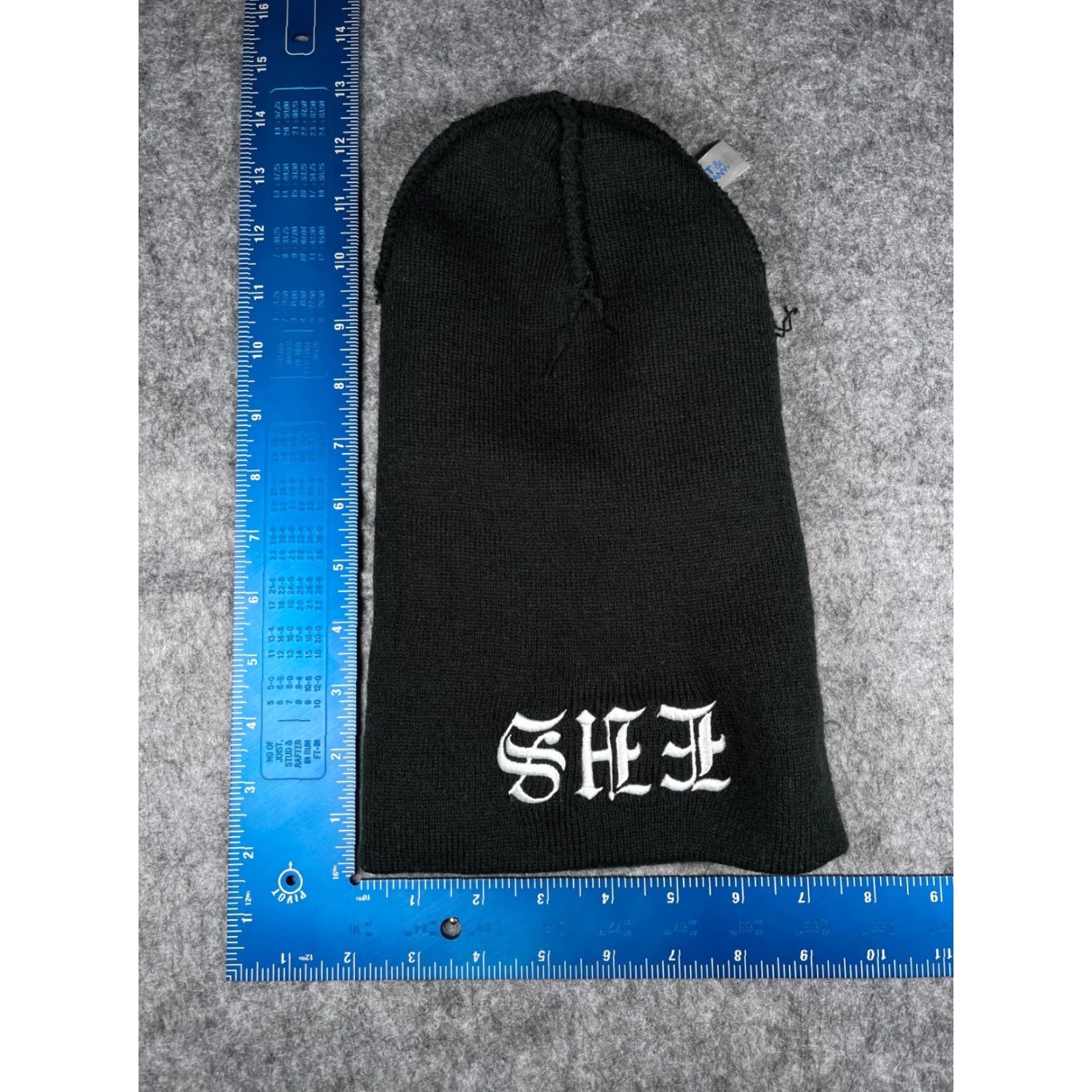 Port & Company Port & Company EHS Beanie Toque Knit One Size Black 100% Acrylic Adult Unisex Adults Beanie Knit Hats Size ONE SIZE - 5 Thumbnail