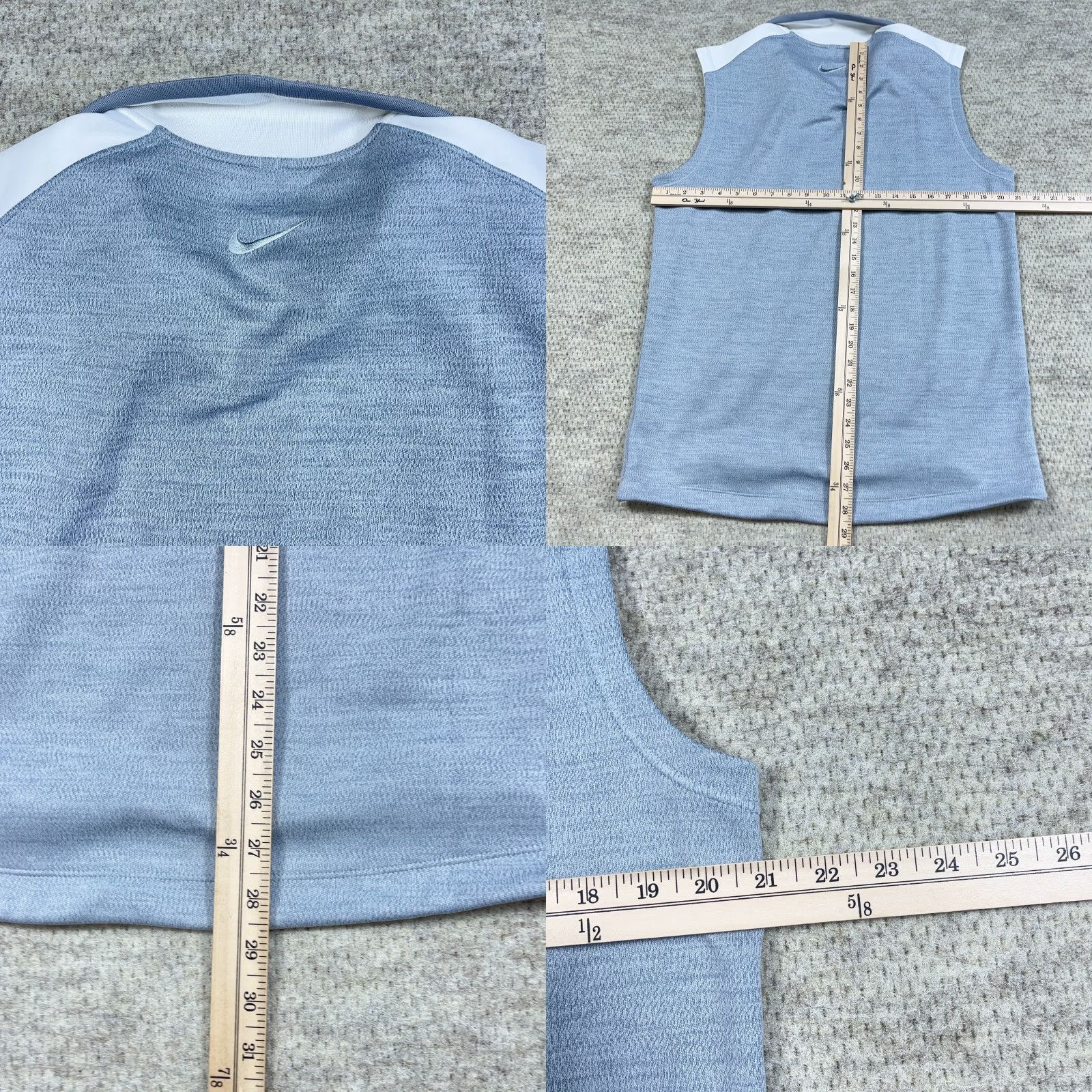 Nike Nike Golf Vest Sweater Men M Gray 1/4 Zip Mock Neck Breathable Performance Dri-FIT All Seasons Logo Embroidered Zip Nike Mens Vest Golf Sweater Size US M / EU 48-50 / 2 - 8 Thumbnail