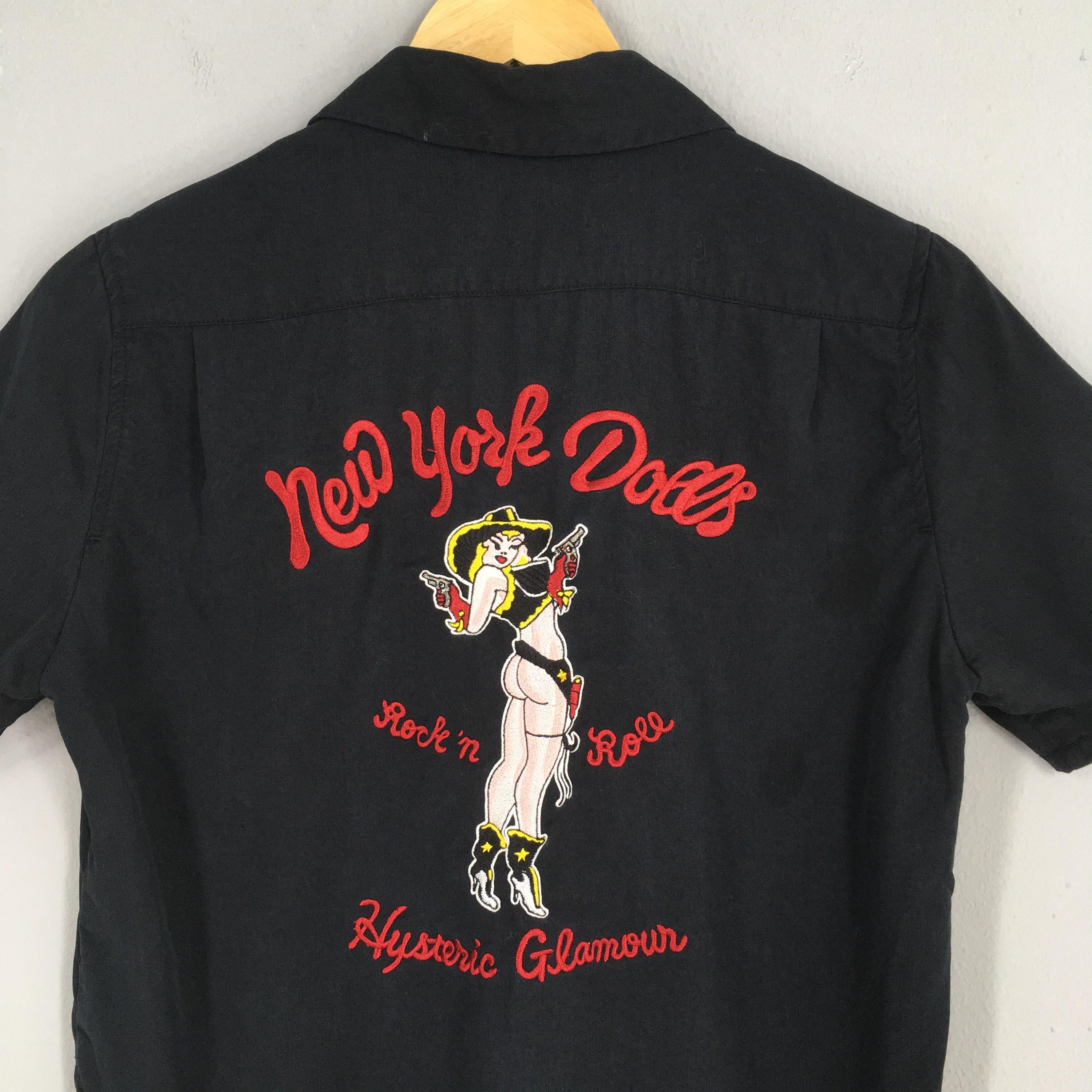 Hysteric Glamour × Japanese Brand × Yoshiyuki Konishi Hysteric Glamour New York Dolls Rockabilly Bowling Shirt S Size US S / EU 44-46 / 1 - 9 Thumbnail