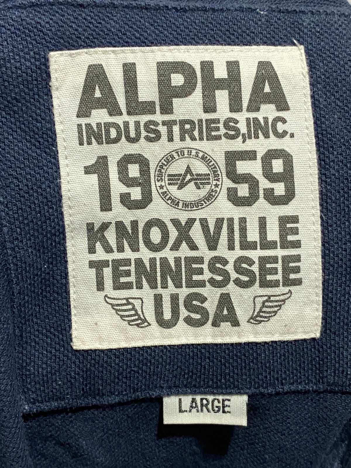 Alpha Industries × Vintage Rare🔥 Vintage alpha industries tactical polo tee Size US L / EU 52-54 / 3 - 6 Thumbnail