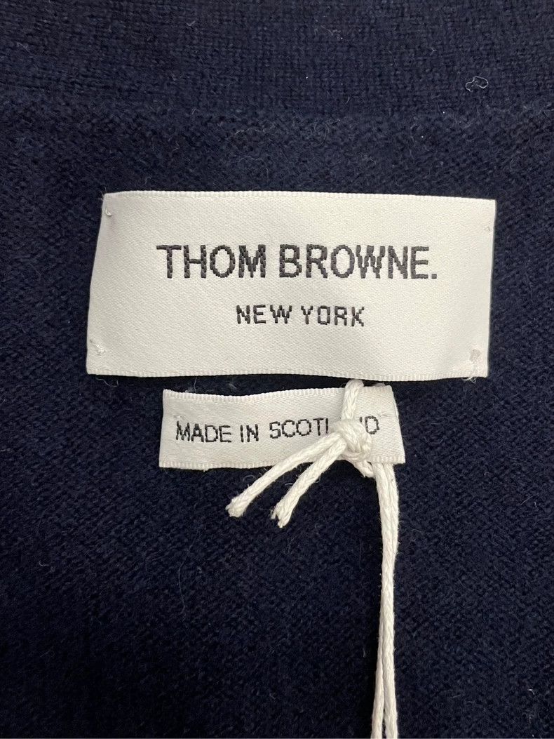 Thom Browne Thom Browne A Tibetan blue four-striped cashmere sweater Size M / US 6-8 / IT 42-44 - 5 Thumbnail