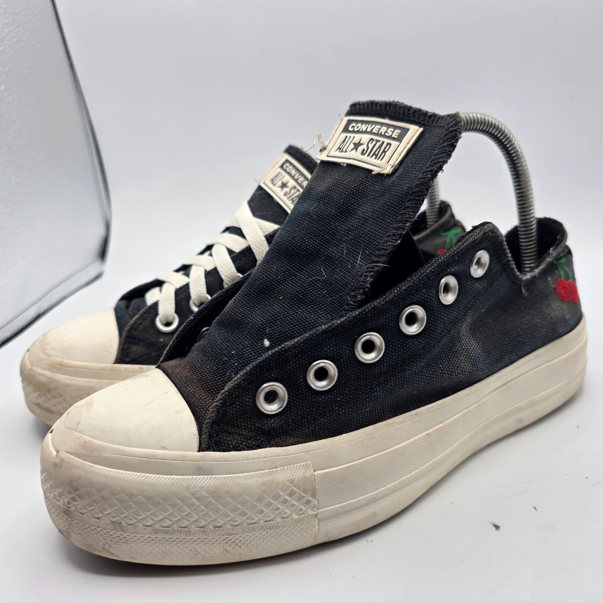 Converse Converse Chuck Taylor AS Cherries Platform Womens Size 8 Bla Size US 8 / IT 38 - 3 Thumbnail