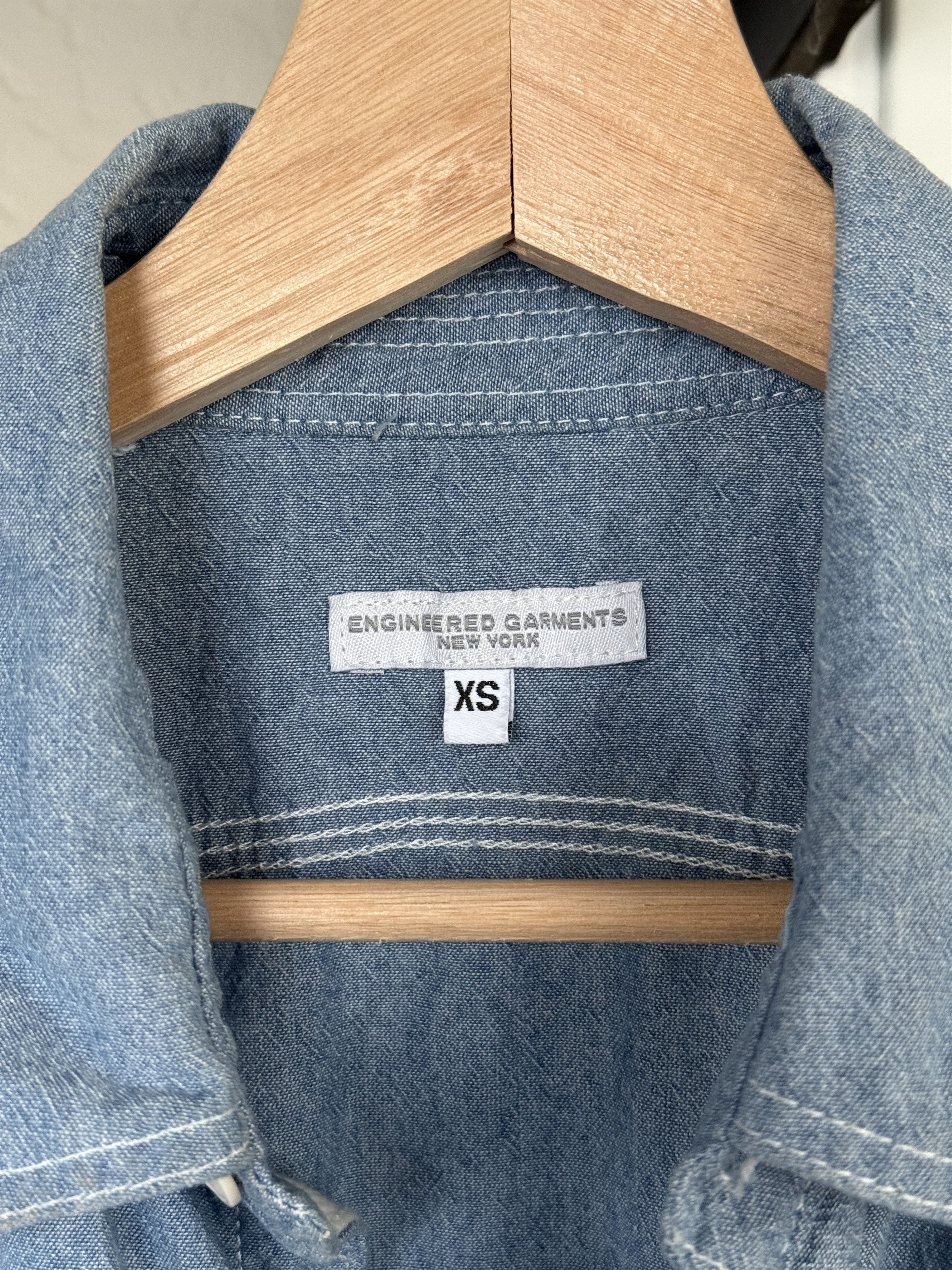 Engineered Garments Chambray Work Shirt Size US XS / EU 42 / 0 - 3 Thumbnail