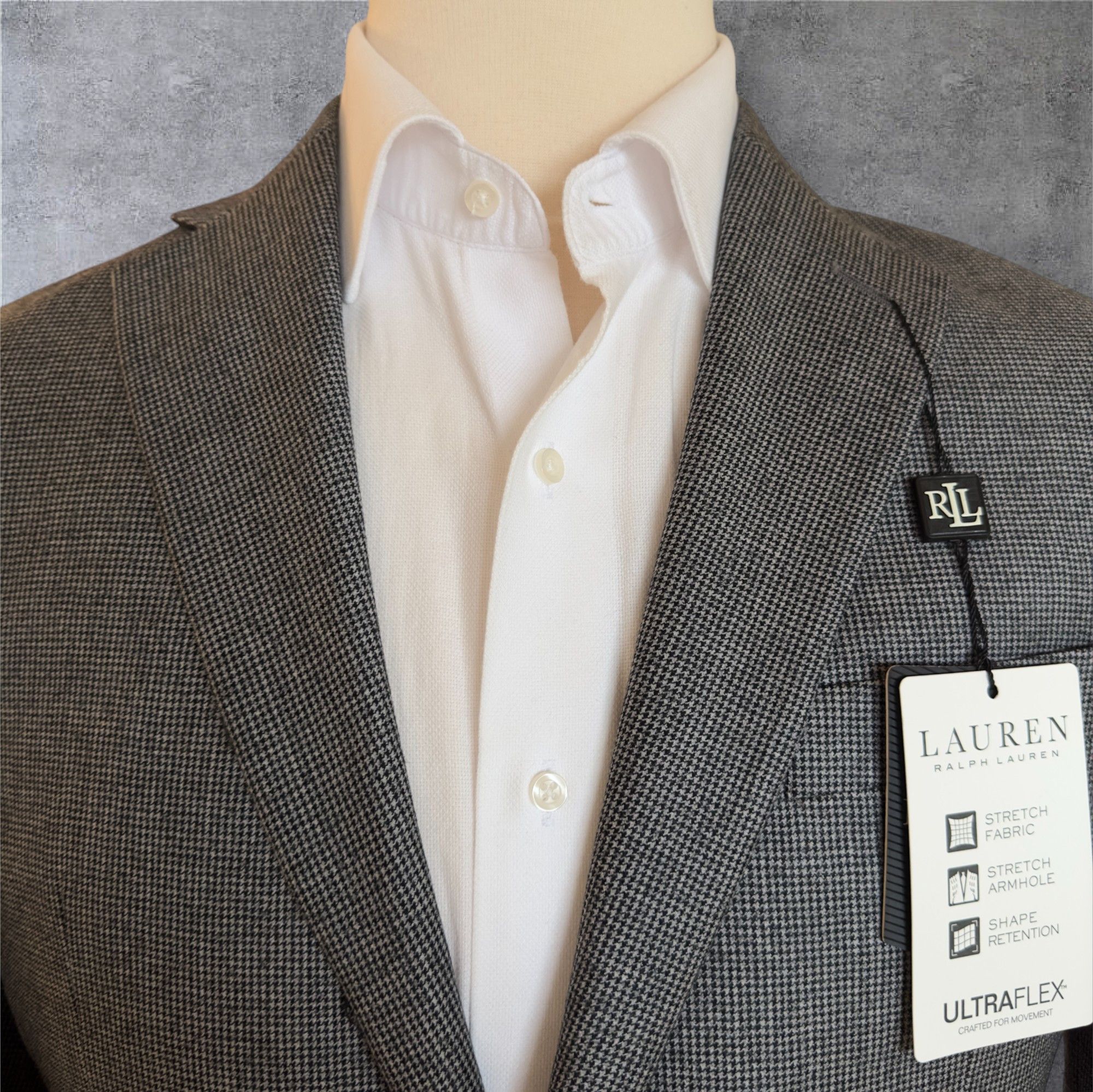 Ralph Lauren RALPH LAUREN Blazer Sport Coat Jacket 38R Wool Gray Size 38R - 2 Thumbnail