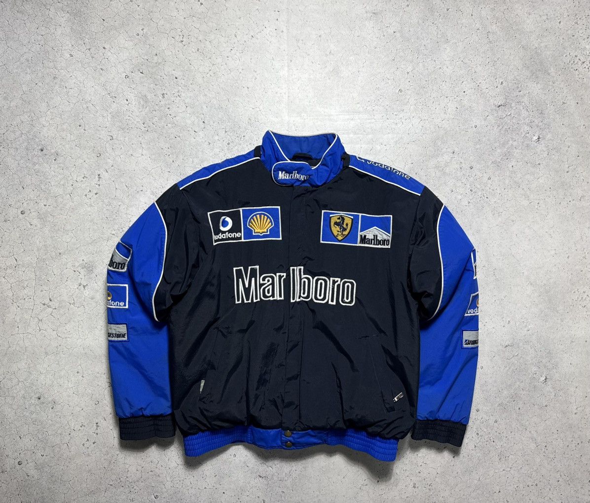 Marlboro Marlboro Ferrari Vintage Racing Bomber Jacket Size L Size US L / EU 52-54 / 3 - 1 Thumbnail
