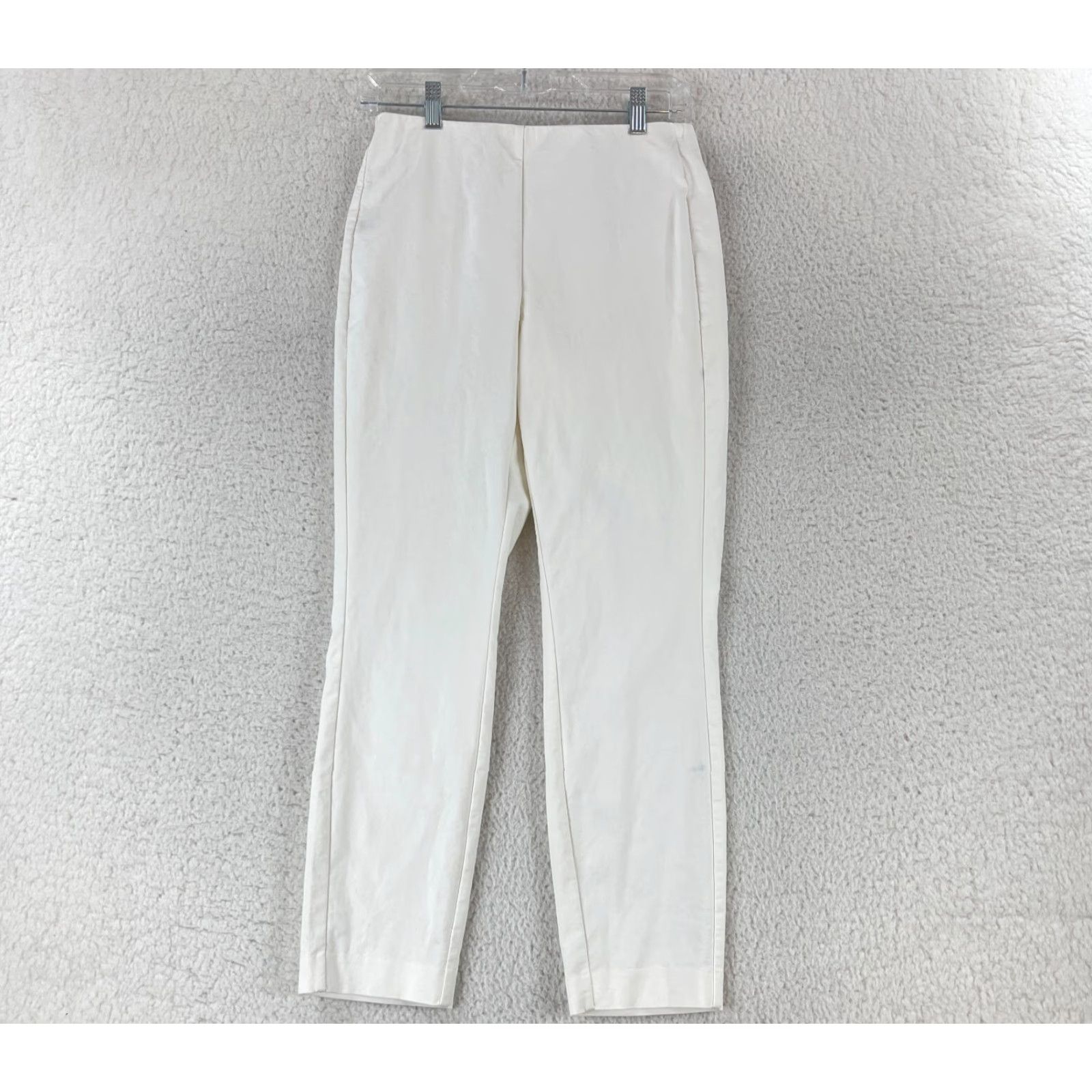 Rag & Bone rag & bone White Crop Ankle Length Pants Womens Size 6 Mid-Rise Casual Pants USA Made Size 28" / US 6 / IT 42 - 2 Thumbnail