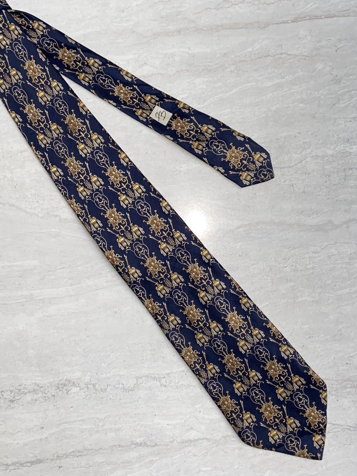 Pierre Balmain PIERRE BALMAIN Paris Motive Tie Size ONE SIZE - 10 Thumbnail