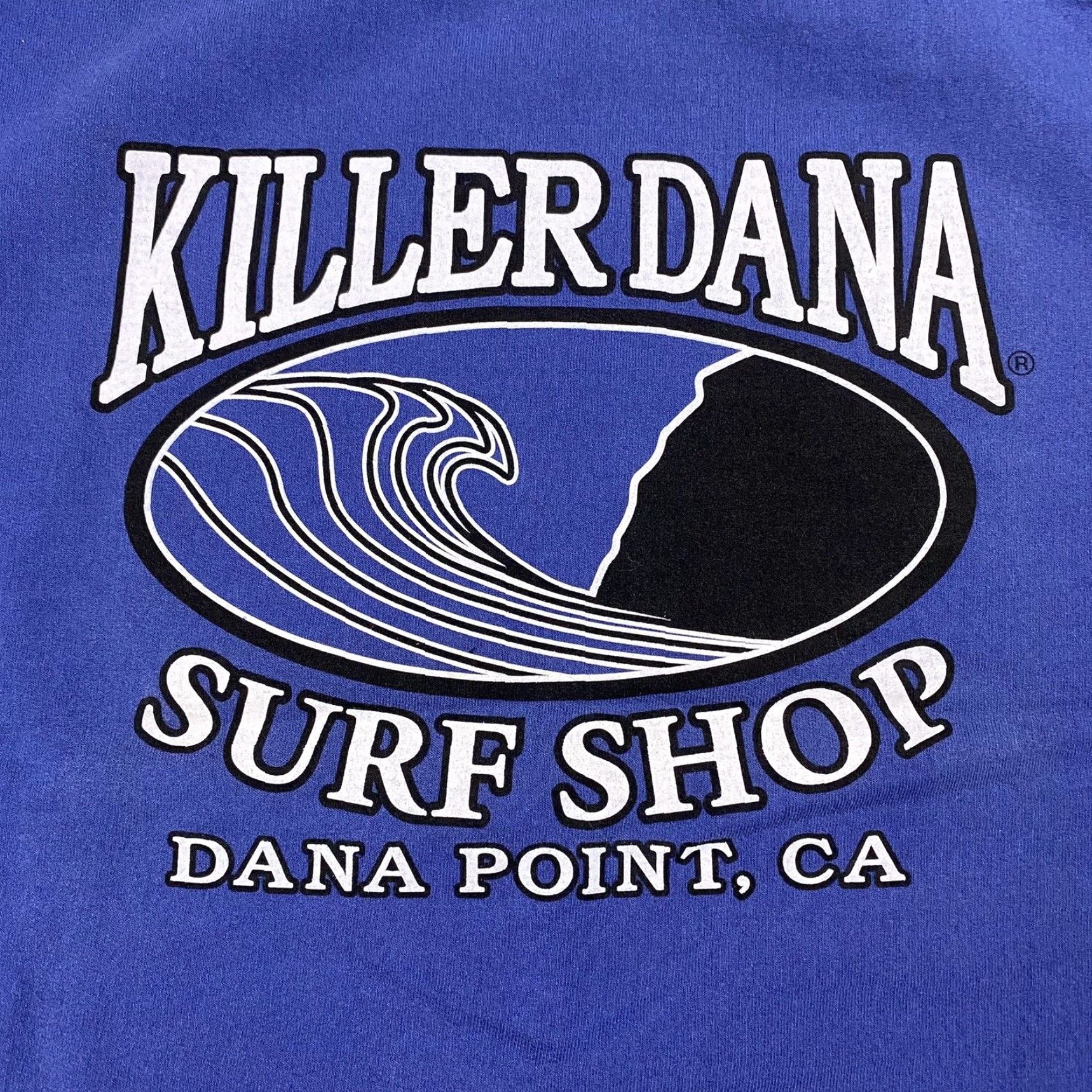 Vintage VINTAGE Killer Dana Pullover Sweatshirt XL Blue Graphic Crewneck Surf USA Mens Size US XL / EU 56 / 4 - 7 Thumbnail