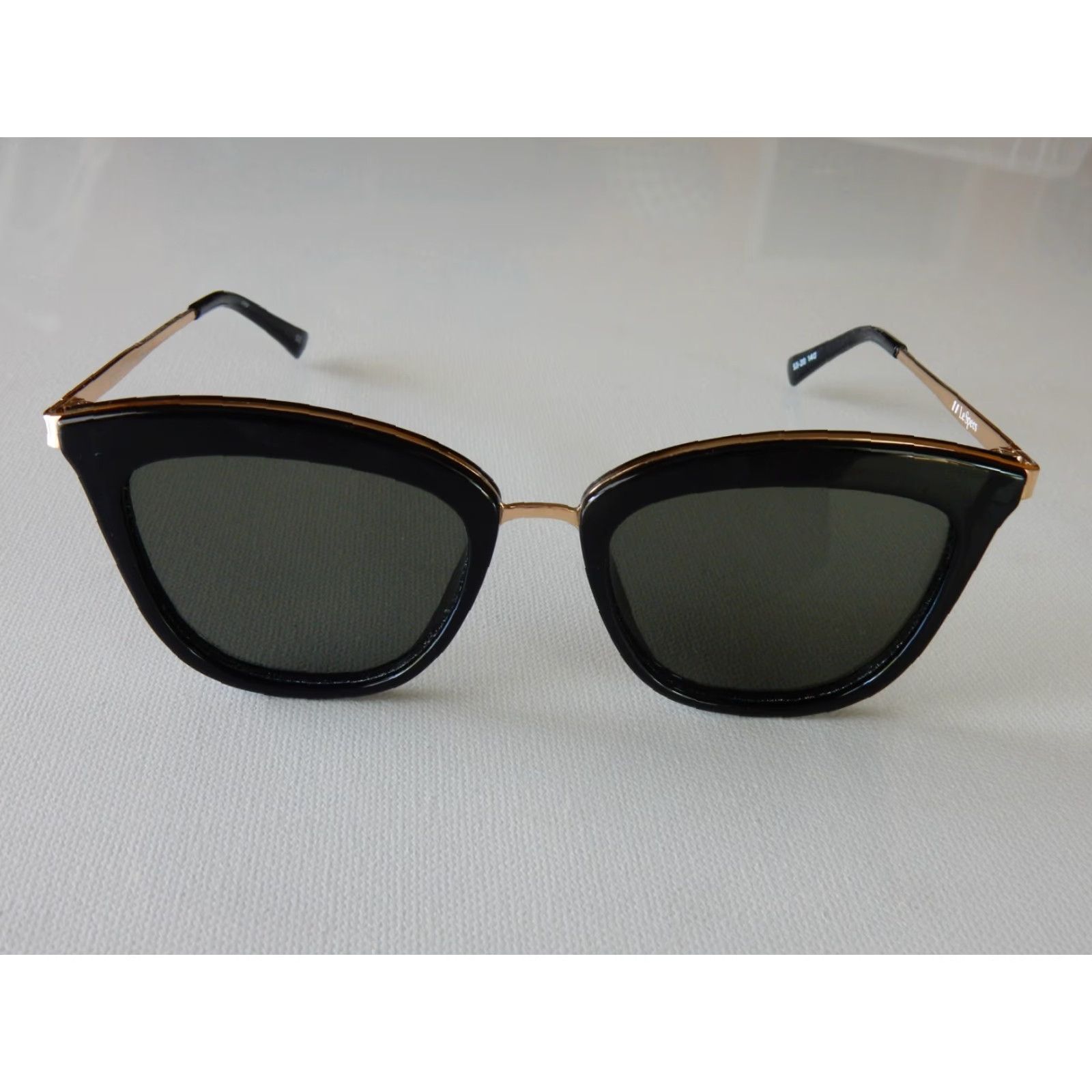 Le Specs VINTAGE Le Specs Sunglasses Women Black 53mm 20-140 Caliente Size ONE SIZE - 2 Thumbnail