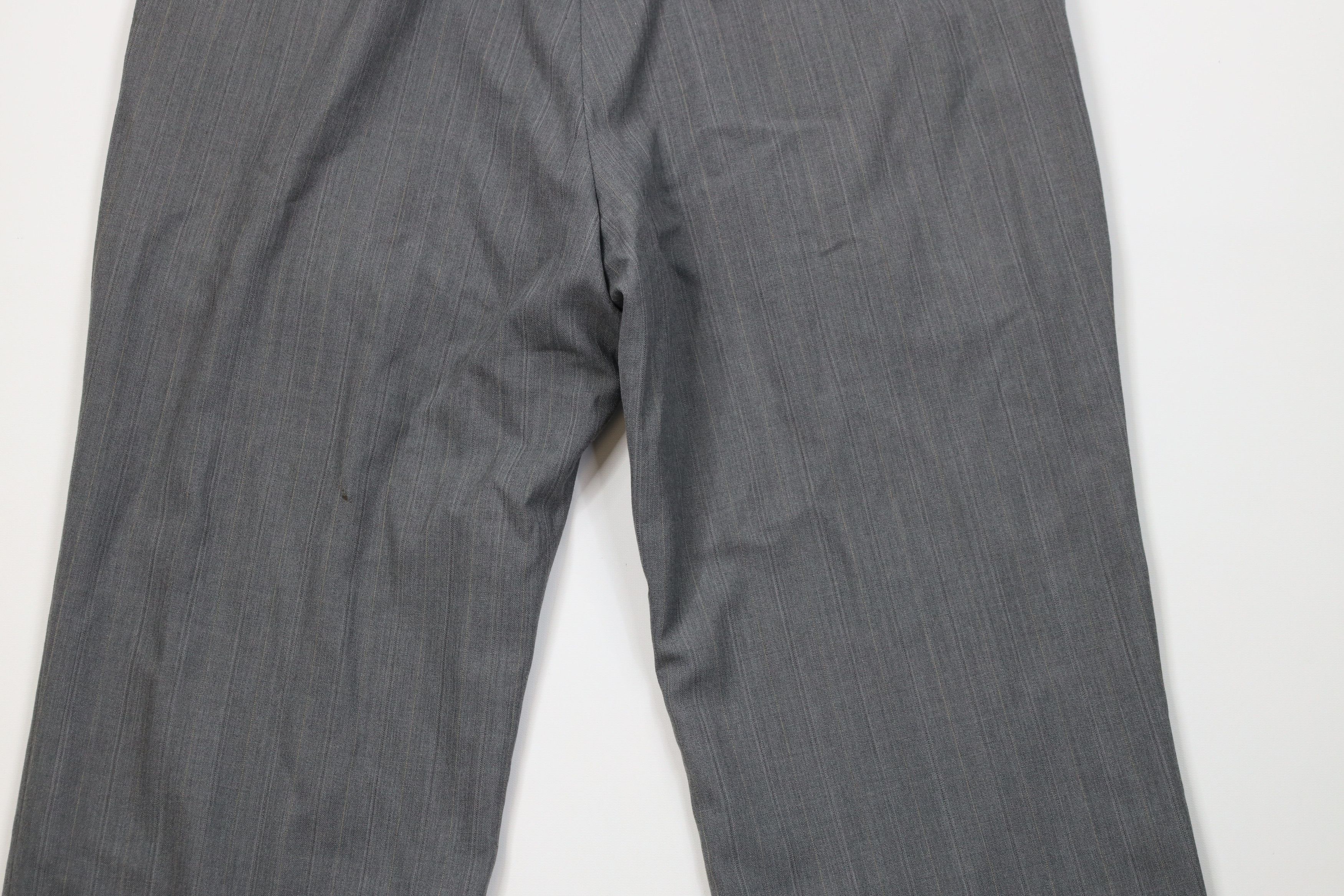 Vintage Vintage 90s Streetwear Knit Striped Wide Leg Chino Pants Size US 38 / EU 54 - 13 Thumbnail