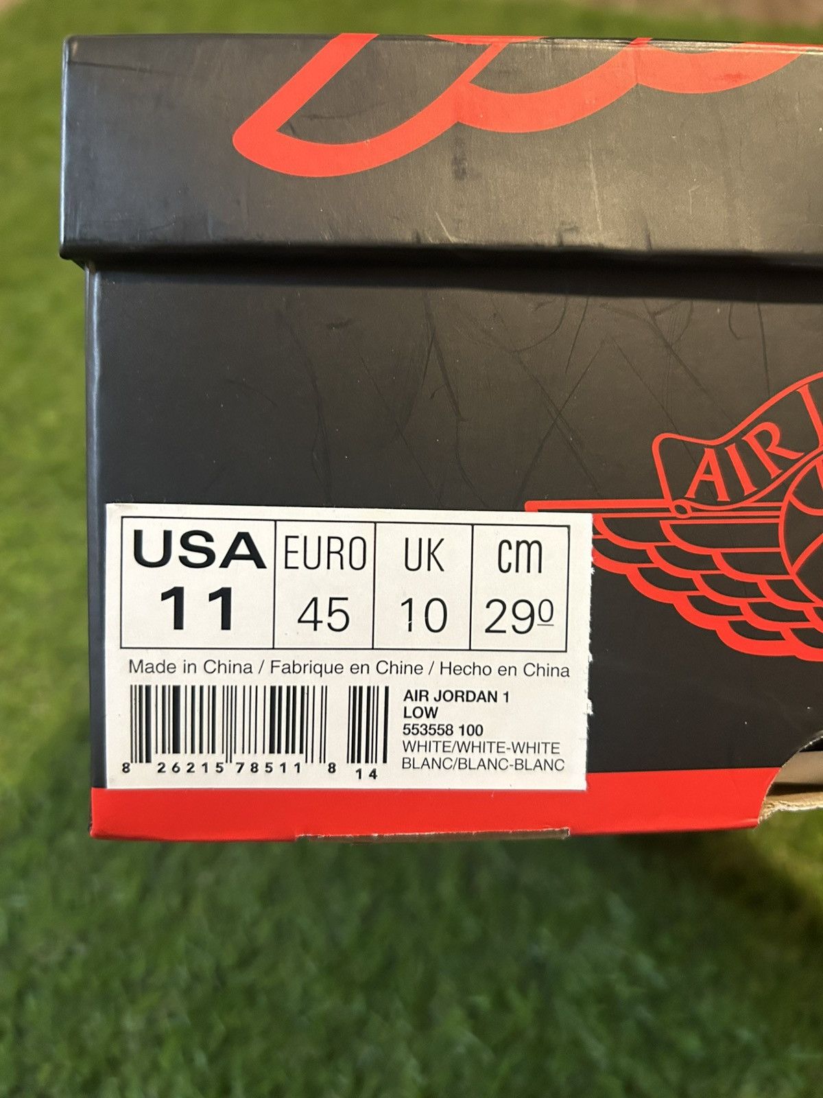 Jordan Brand DS Jordan 1 Low Triple White 2013 Size US 11 / EU 44 - 9 Thumbnail