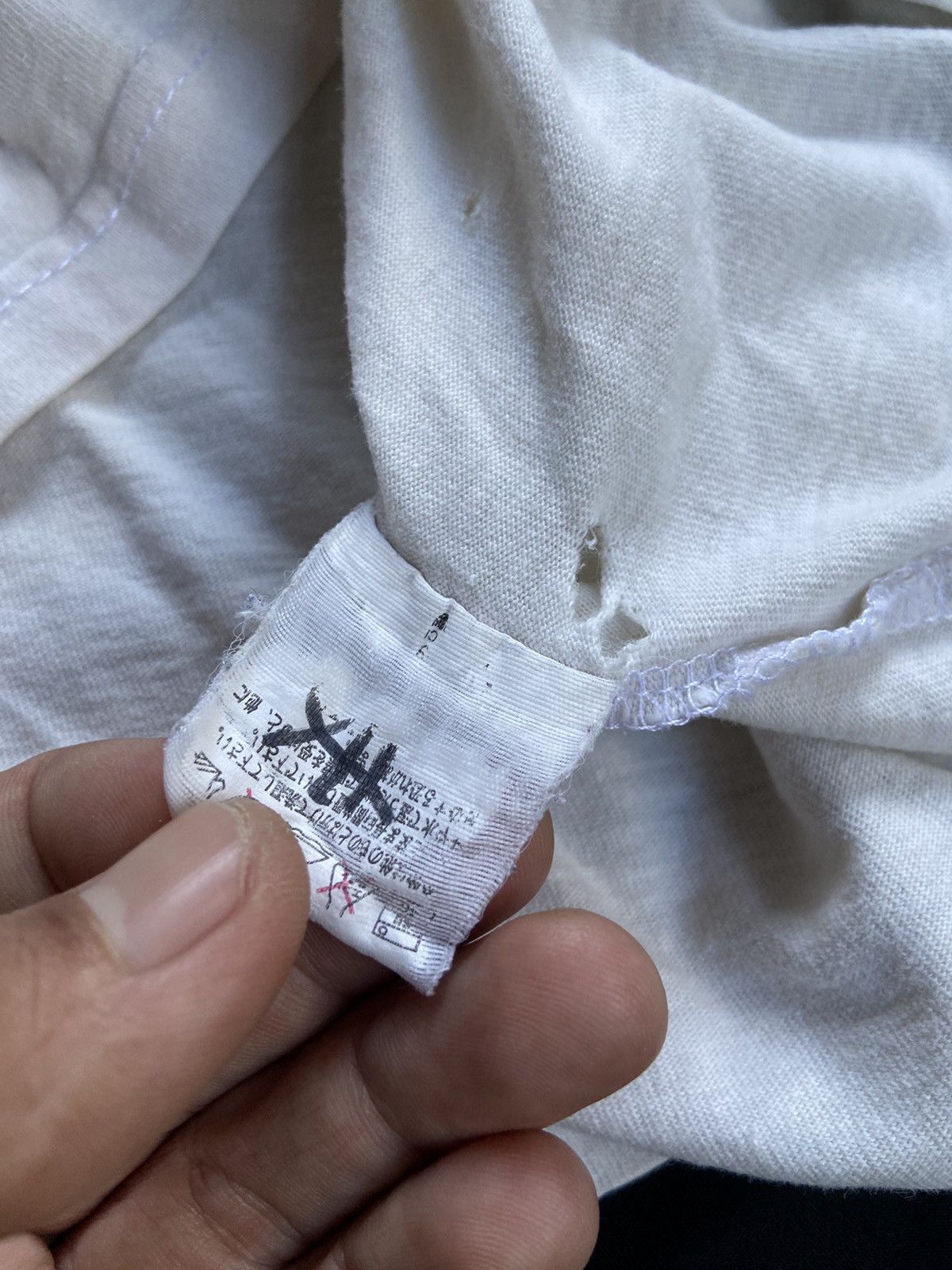 Japanese Brand DISTRESSED WOMAN GARAGE TEE Size US M / EU 48-50 / 2 - 9 Thumbnail
